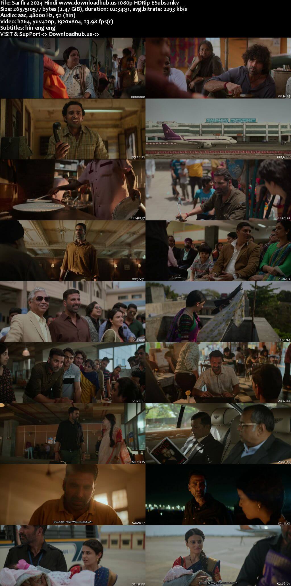 Sarfira 2024 Hindi Movie DD5.1 4k 1080p 720p 480p HDRip ESubs x264 HEVC