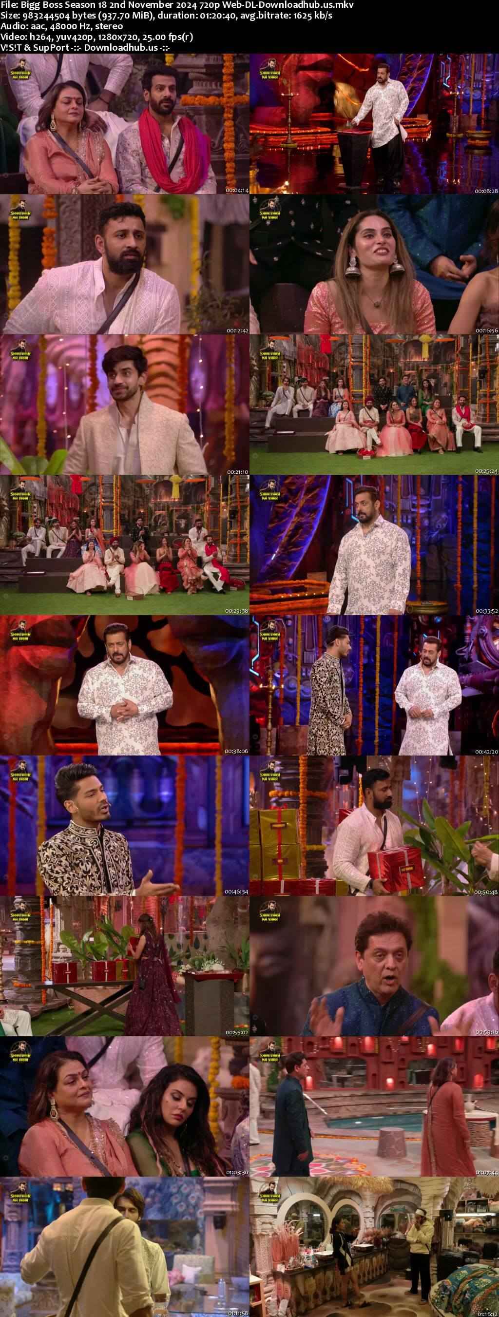 Bigg Boss Season 18 2 November 2024 Episode 28 Web-DL 720p 480p Bigg Boss Season 18 2 November 2024 Episode 28 Web-DL 720p 480p