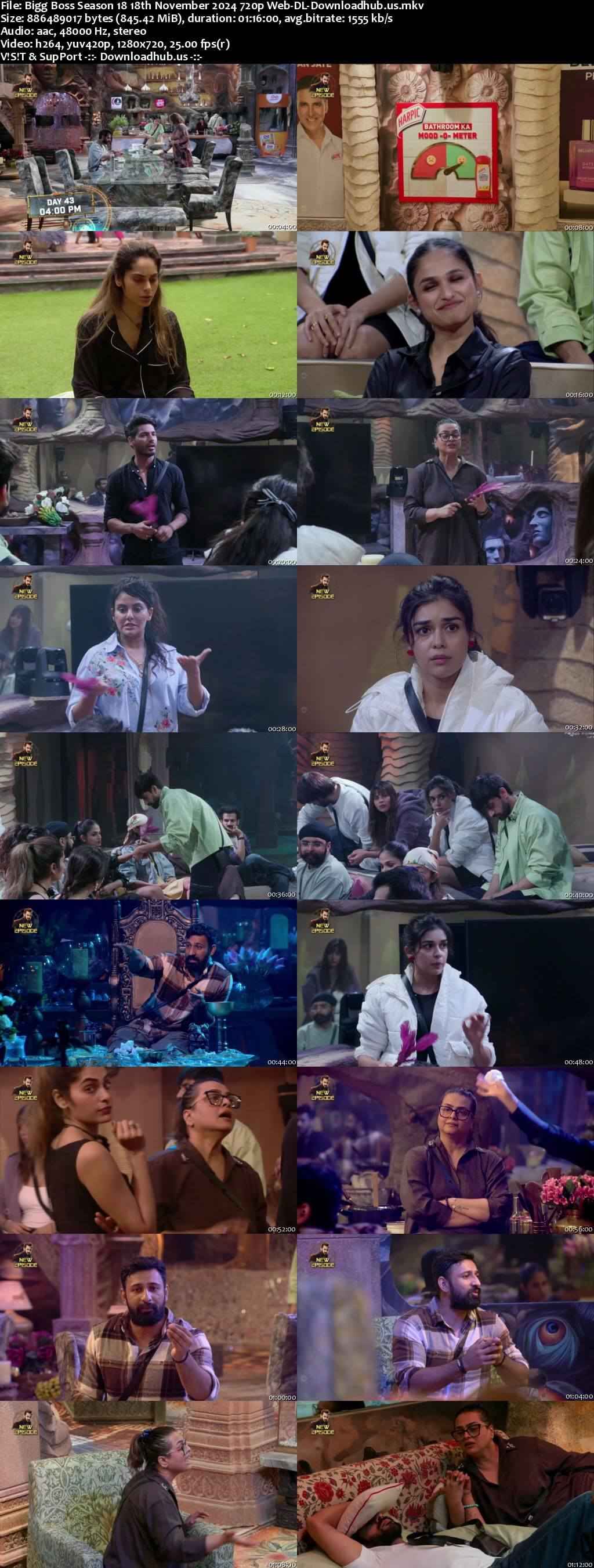 Bigg Boss Season 18 18 November 2024 Episode 44 Web-DL 720p 480p Bigg Boss Season 18 18 November 2024 Episode 44 Web-DL 720p 480p