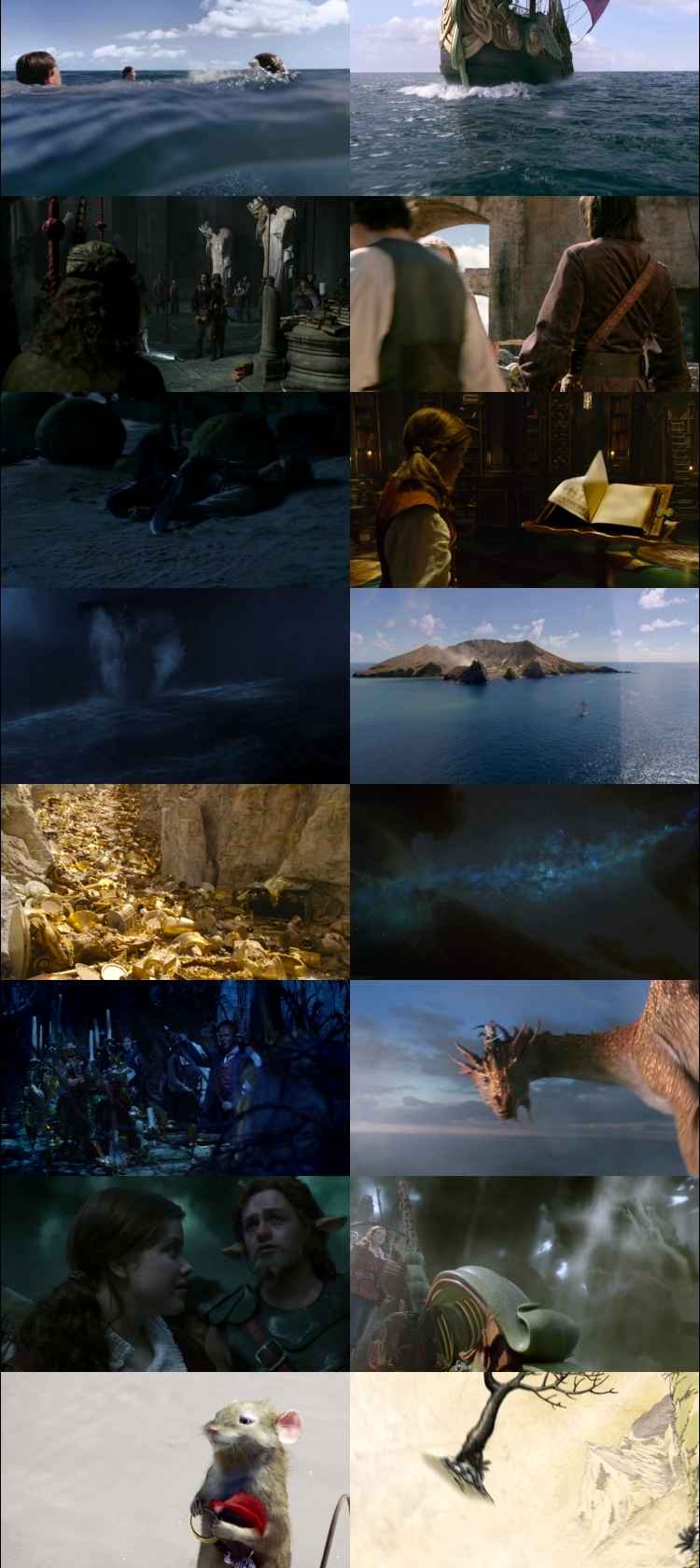 The Chronicles of Narnia: The Voyage of the Dawn Treader 2010 Hindi ORG Dual Audio Movie DD5.1 1080p 720p 480p BluRay ESubs x264 HEVC