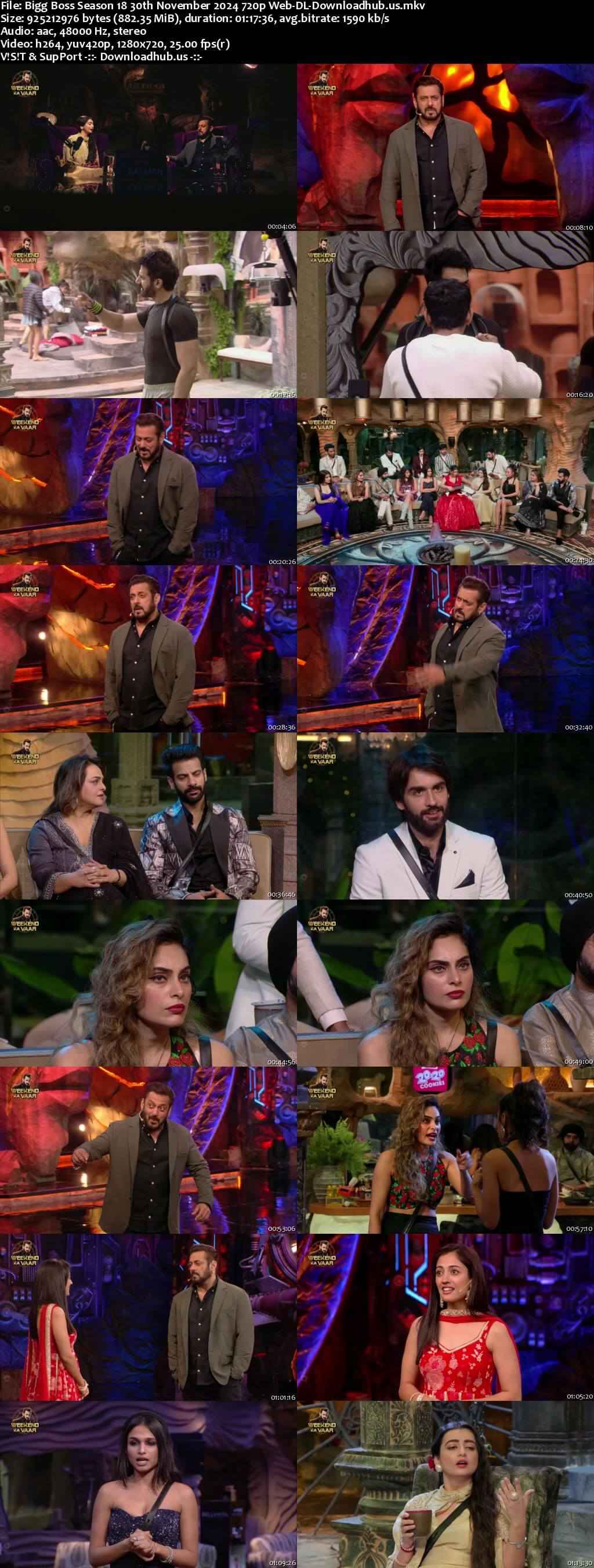 Bigg Boss Season 18 30 November 2024 Episode 56 Web-DL 720p 480p