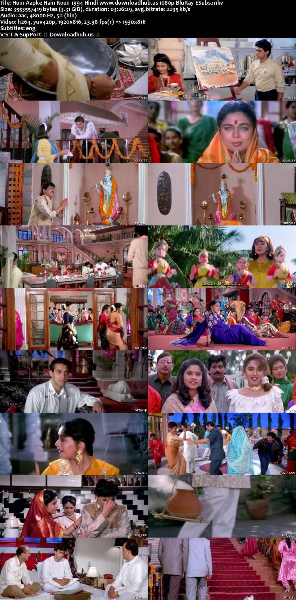 Hum Aapke Hain Koun...! 1994 Hindi Movie DD5.1 1080p 720p 480p BluRay ESubs x264 HEVC Hum Aapke Hain Koun...! 1994 Hindi Movie DD5.1 1080p 720p 480p BluRay ESubs x264 HEVC