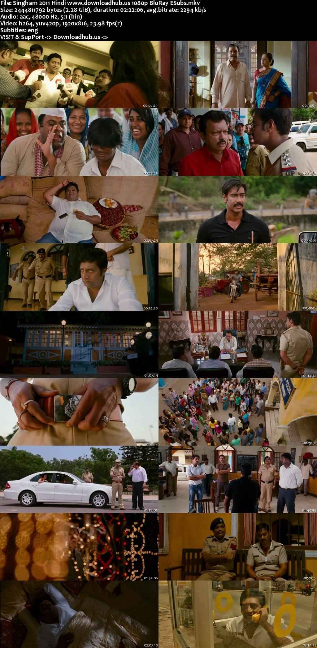 Singham 2011 Hindi Movie DD5.1 1080p 720p 480p BluRay ESubs x264 HEVC Singham 2011 Hindi Movie DD5.1 1080p 720p 480p BluRay ESubs x264 HEVC