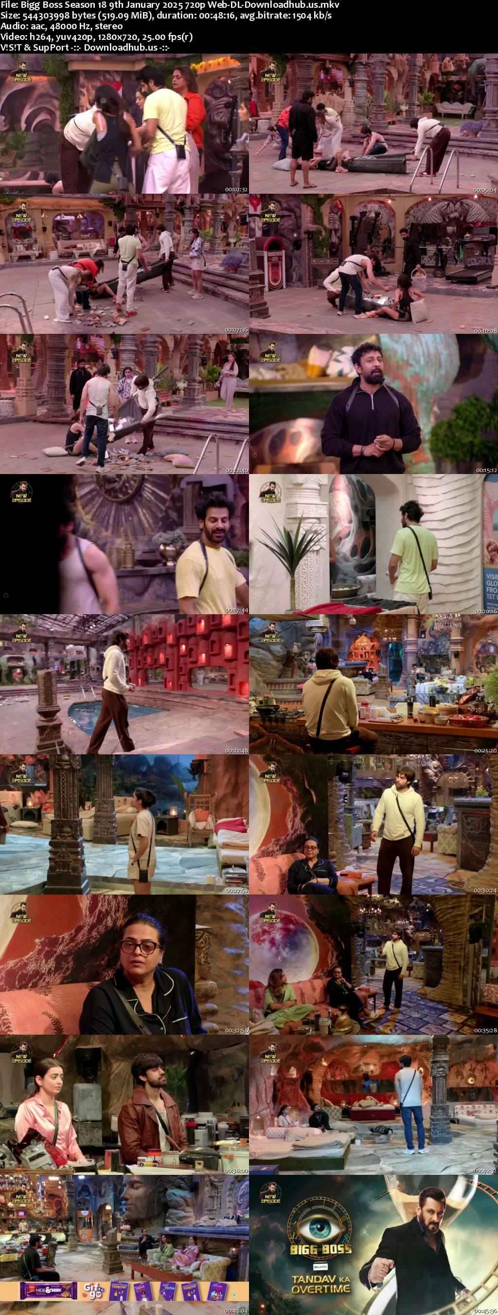 Bigg Boss Season 18 9 January 2025 Episode 96 Web-DL 720p 480p Bigg Boss Season 18 9 January 2025 Episode 96 Web-DL 720p 480p