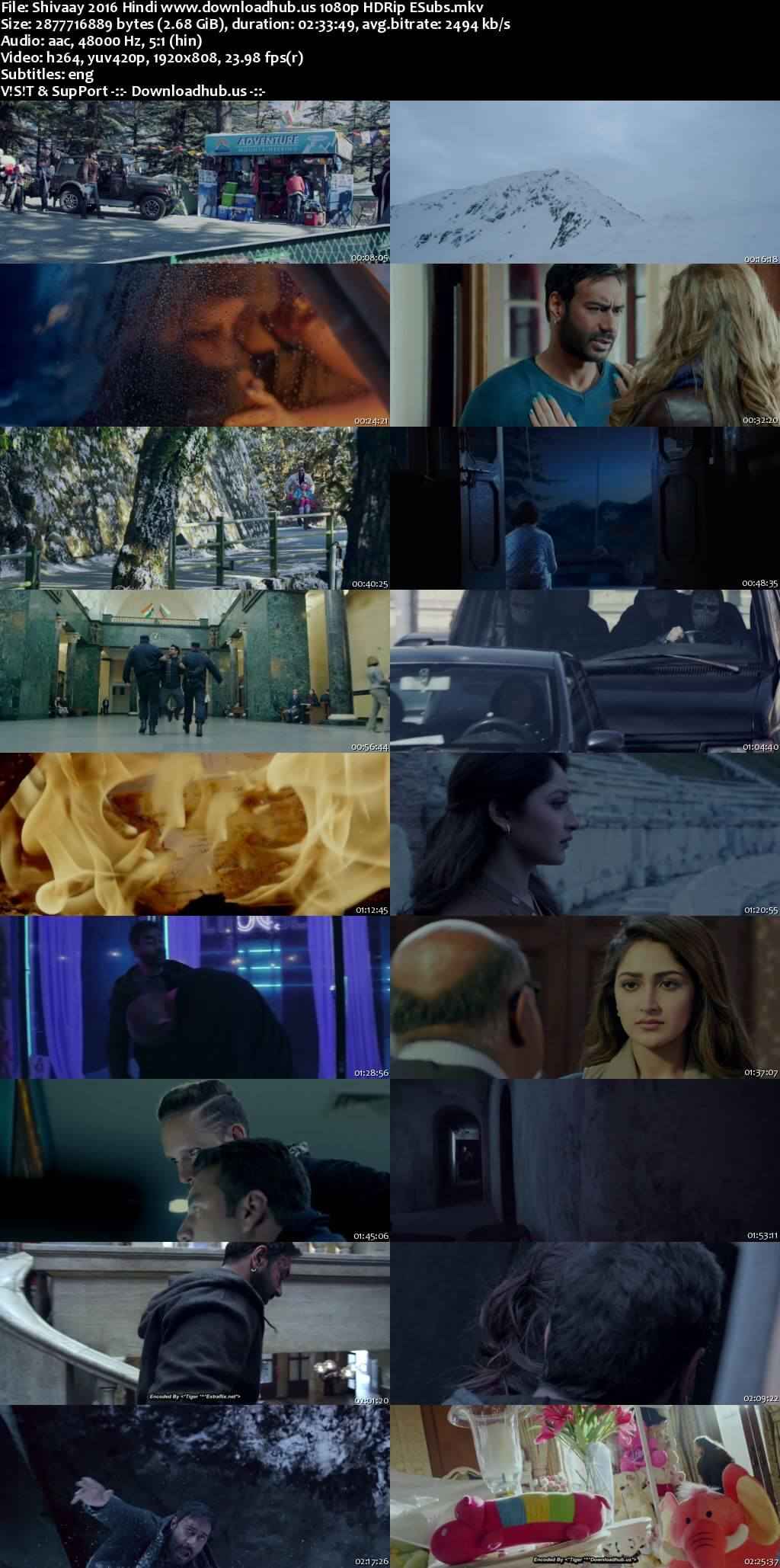 Shivaay 2016 Hindi Movie DD5.1 1080p 720p 480p HDRip ESubs x264 HEVC Shivaay 2016 Hindi Movie DD5.1 1080p 720p 480p HDRip ESubs x264 HEVC