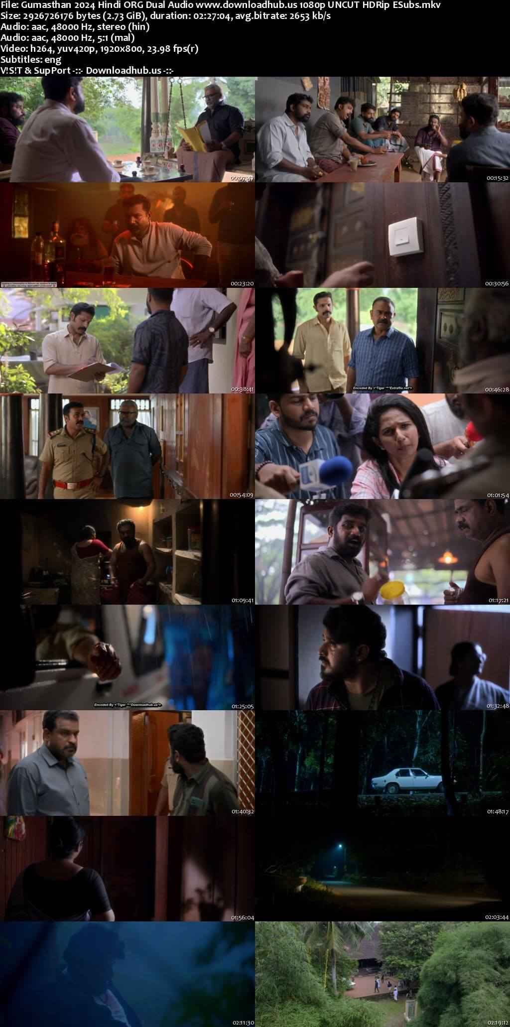 Gumasthan 2024 Hindi ORG Dual Audio Movie DD2.0 1080p 720p 480p UNCUT HDRip ESubs x264 HEVC