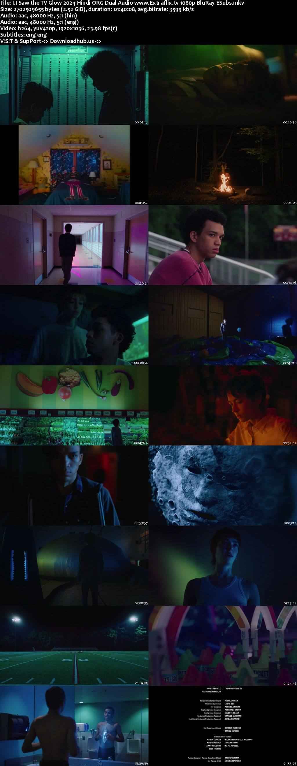 I Saw the TV Glow 2024 Hindi ORG Dual Audio Movie DD5.1 4k 1080p 720p 480p BluRay ESubs x264 HEVC