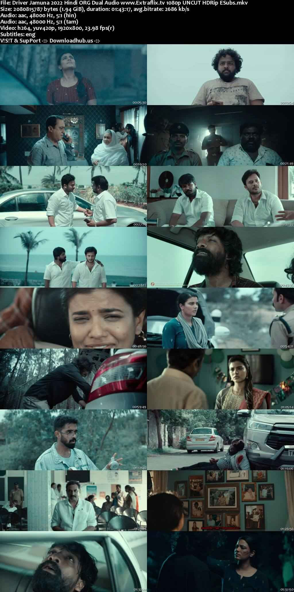 Driver Jamuna 2022 Hindi ORG Dual Audio Movie DD5.1 1080p 720p 480p UNCUT HDRip ESubs x264 HEVC