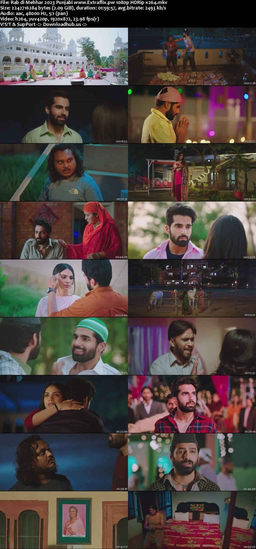 Rab di Mehhar 2023 Punjabi Movie DD5.1 1080p 720p 480p HDRip x264 HEVC