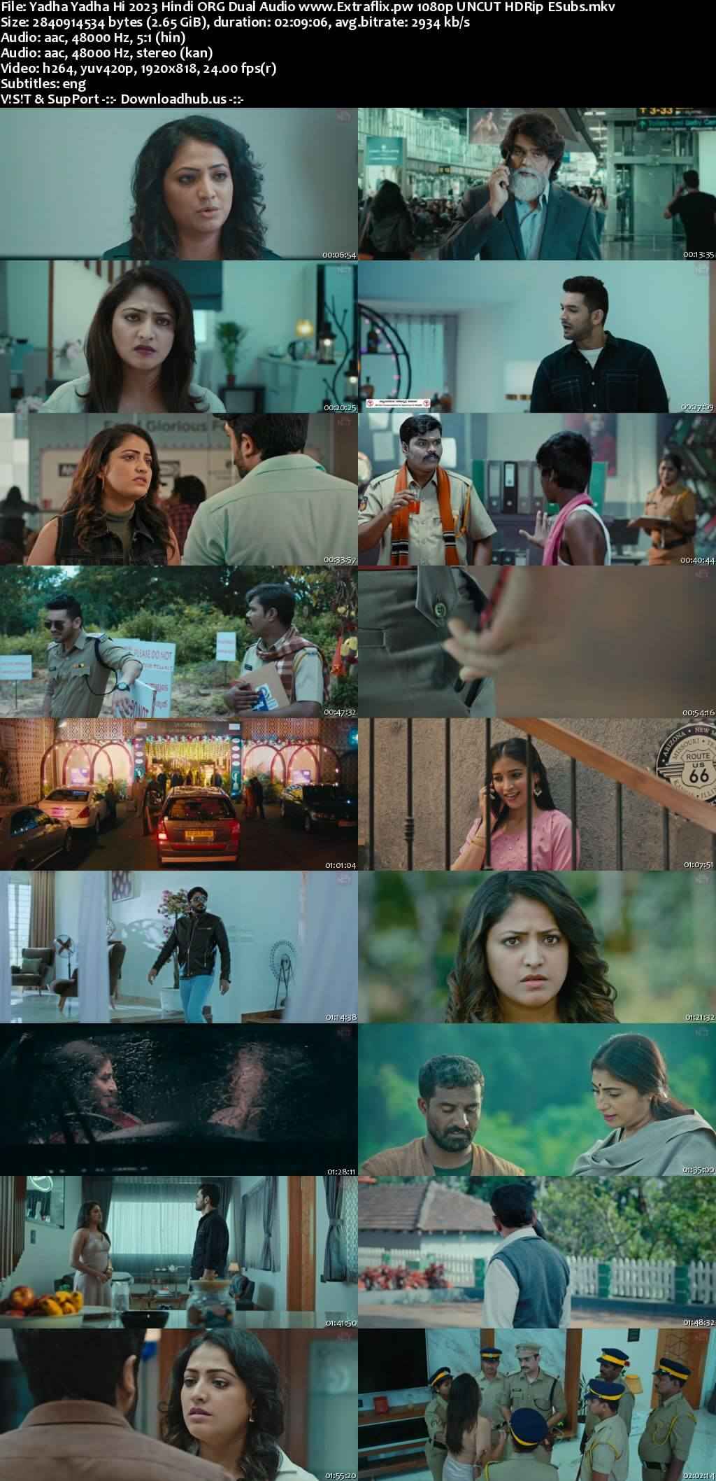 Yadha Yadha Hi 2023 Hindi ORG Dual Audio Movie DD5.1 4k 1080p 720p 480p UNCUT HDRip ESubs x264 HEVC