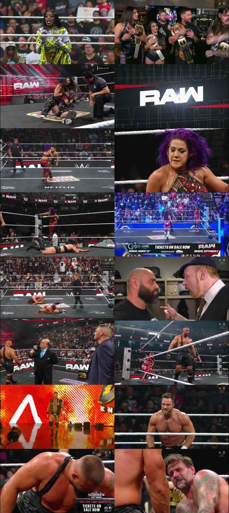 WWE Monday Night Raw 30th December 2024 1080p 720p 550MB WEBRip 480p