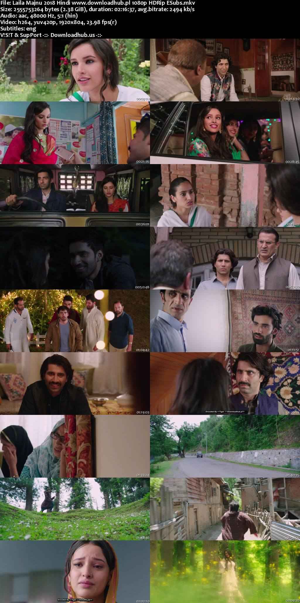 Laila Majnu 2018 Hindi Movie DD5.1 1080p 720p 480p HDRip ESubs x264 HEVC