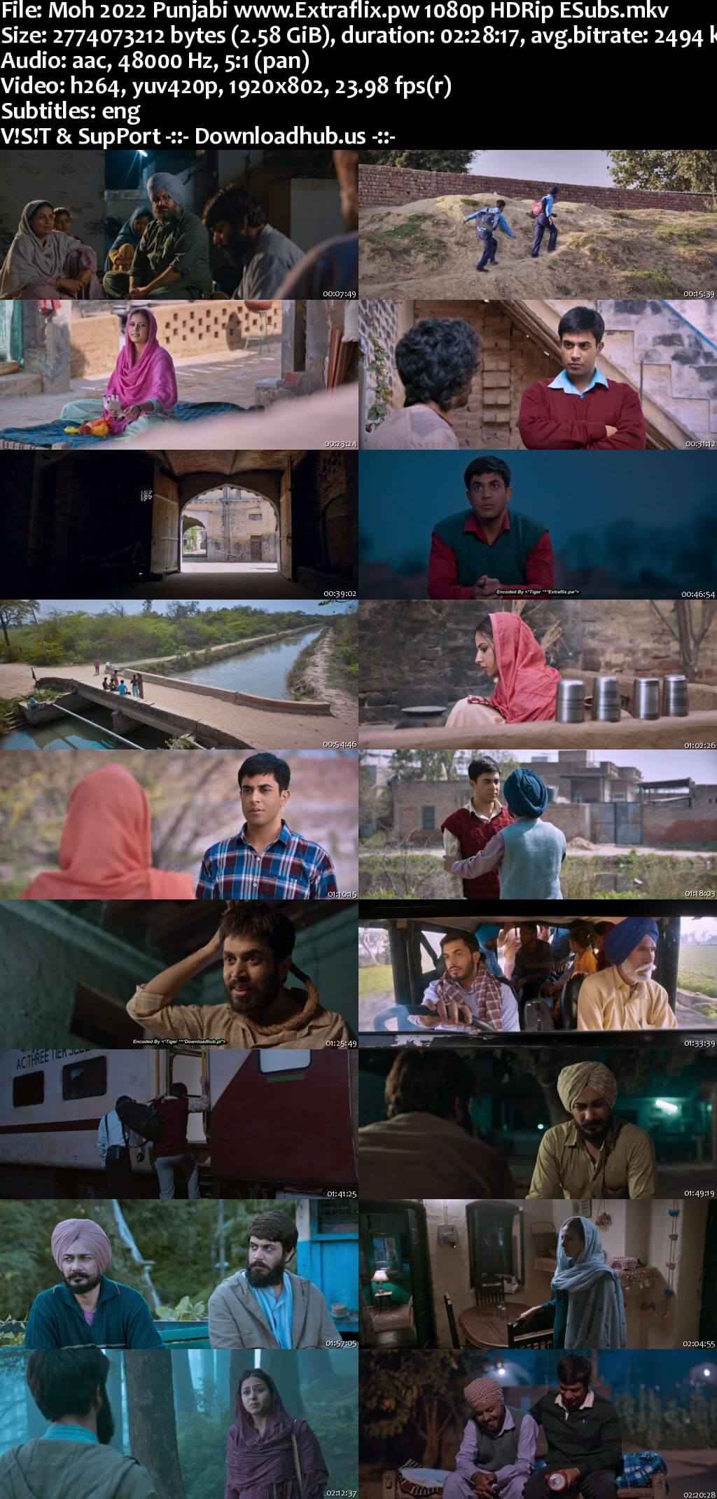 Moh 2022 Punjabi Movie DD5.1 1080p 720p 480p HDRip ESubs x264 HEVC