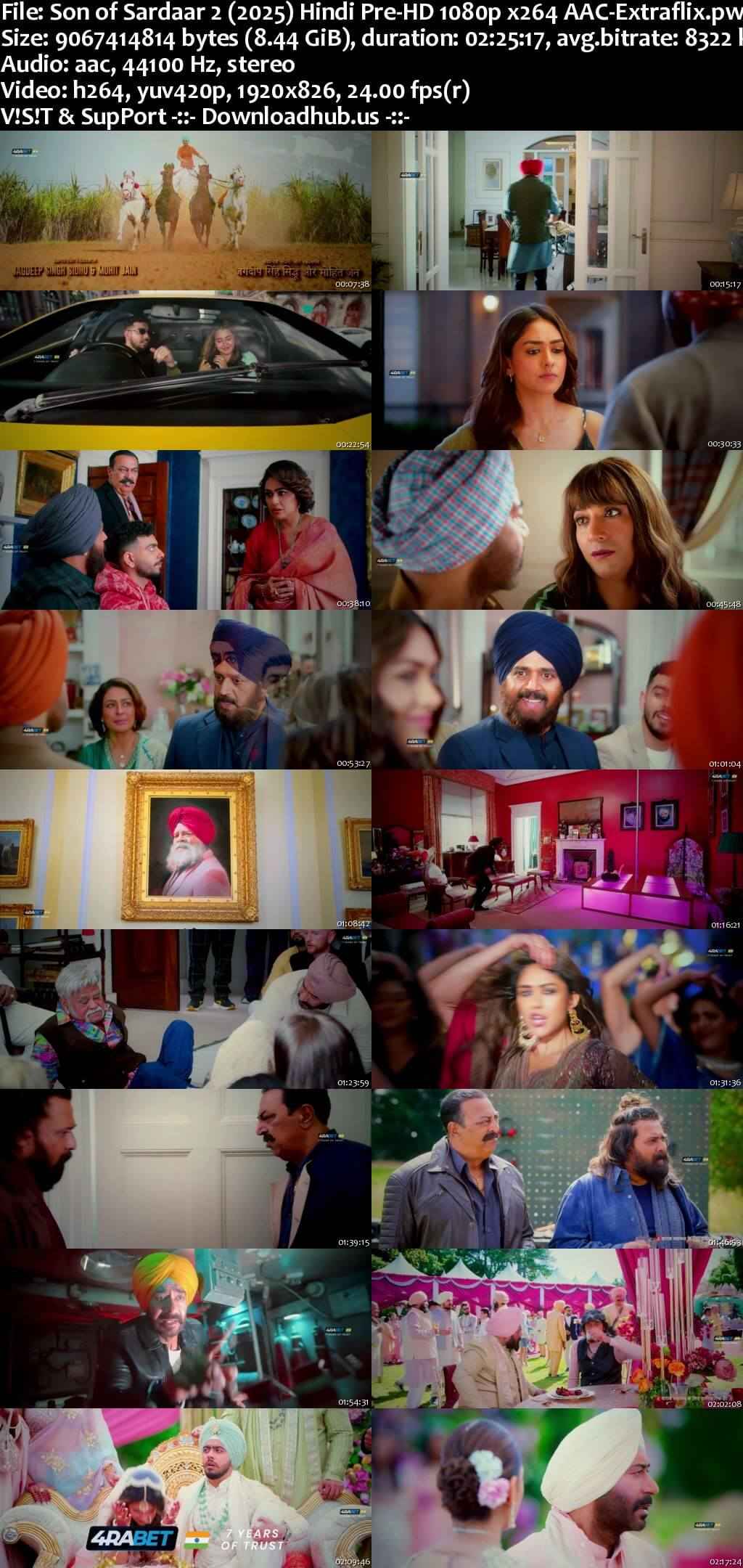 Son of Sardaar 2 2025 Hindi Movie 1080p 720p 480p Pre-HD x264 HEVC Son of Sardaar 2 2025 Hindi Movie 1080p 720p 480p Pre-HD x264 HEVC