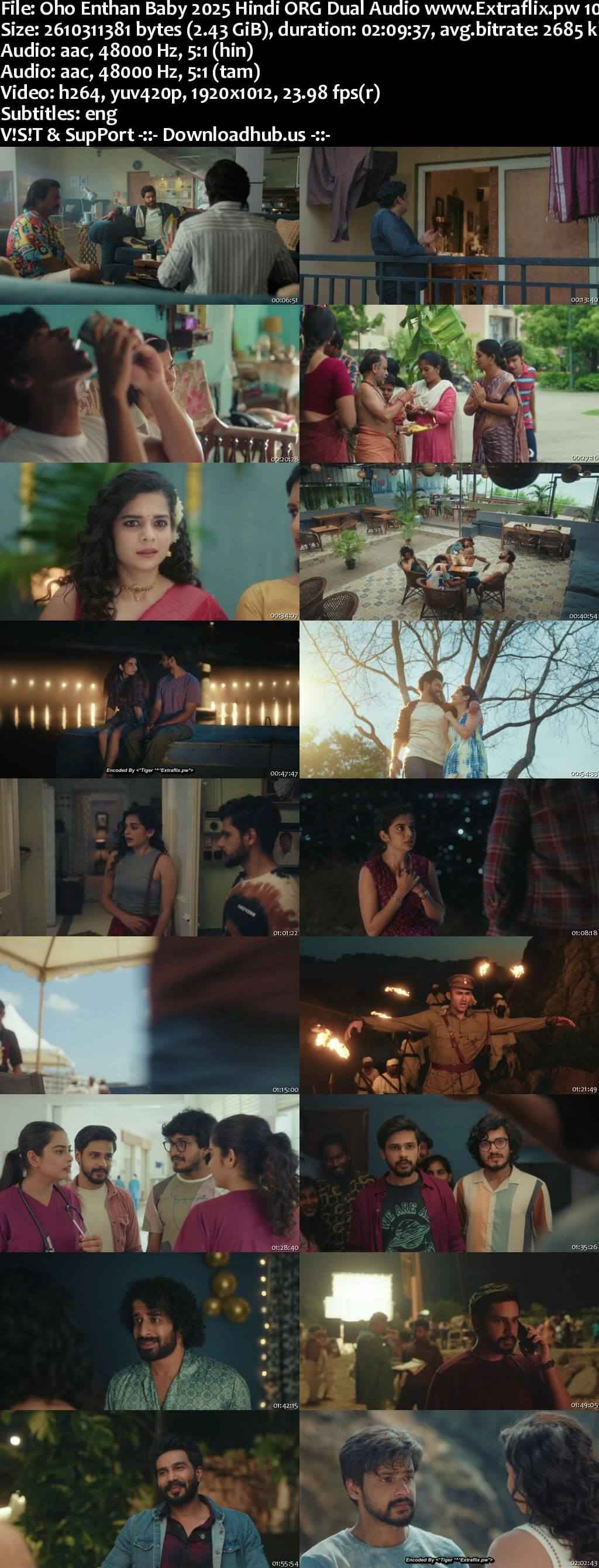 Oho Enthan Baby 2025 Hindi ORG Dual Audio Movie DD5.1 1080p 720p 480p UNCUT HDRip ESubs x264 HEVC