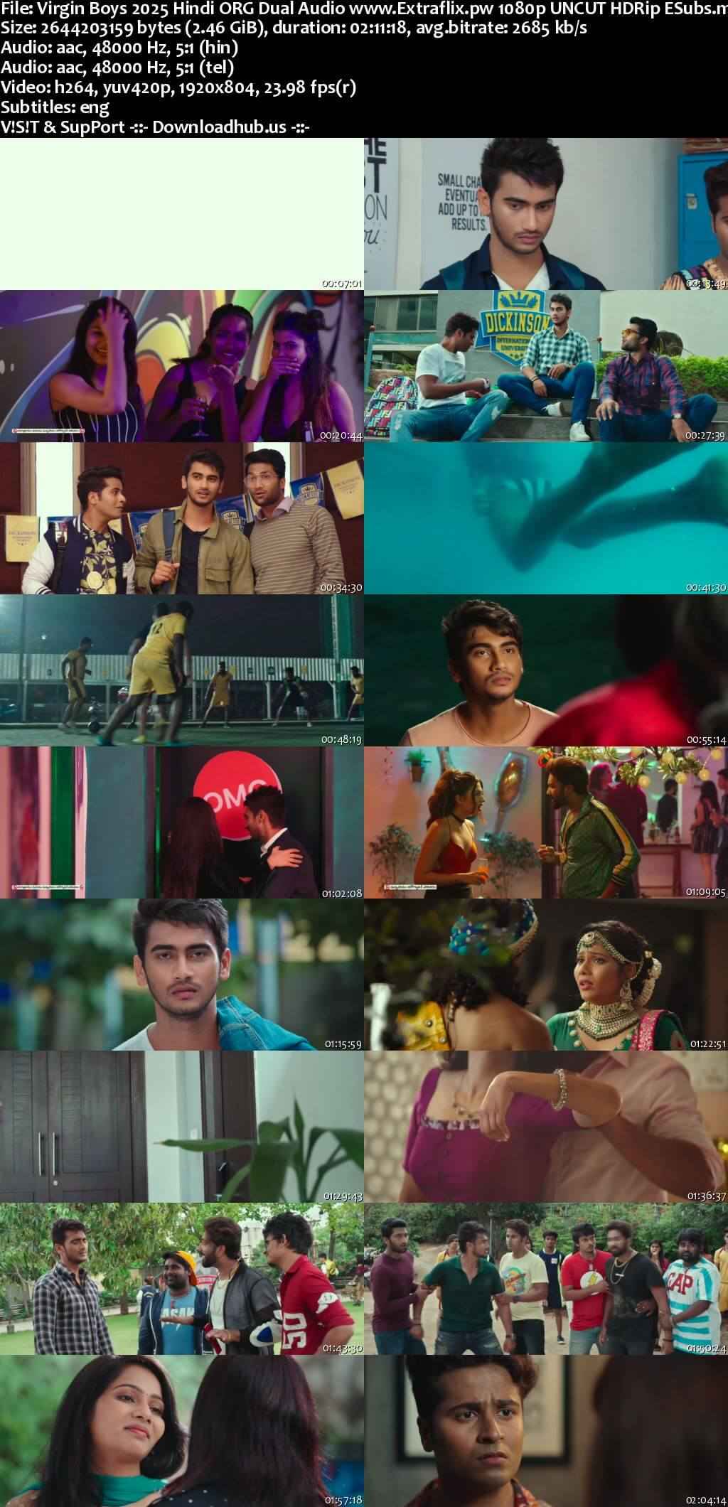 Virgin Boys 2025 Hindi ORG Dual Audio Movie DD5.1 1080p 720p 480p UNCUT HDRip ESubs x264 HEVC