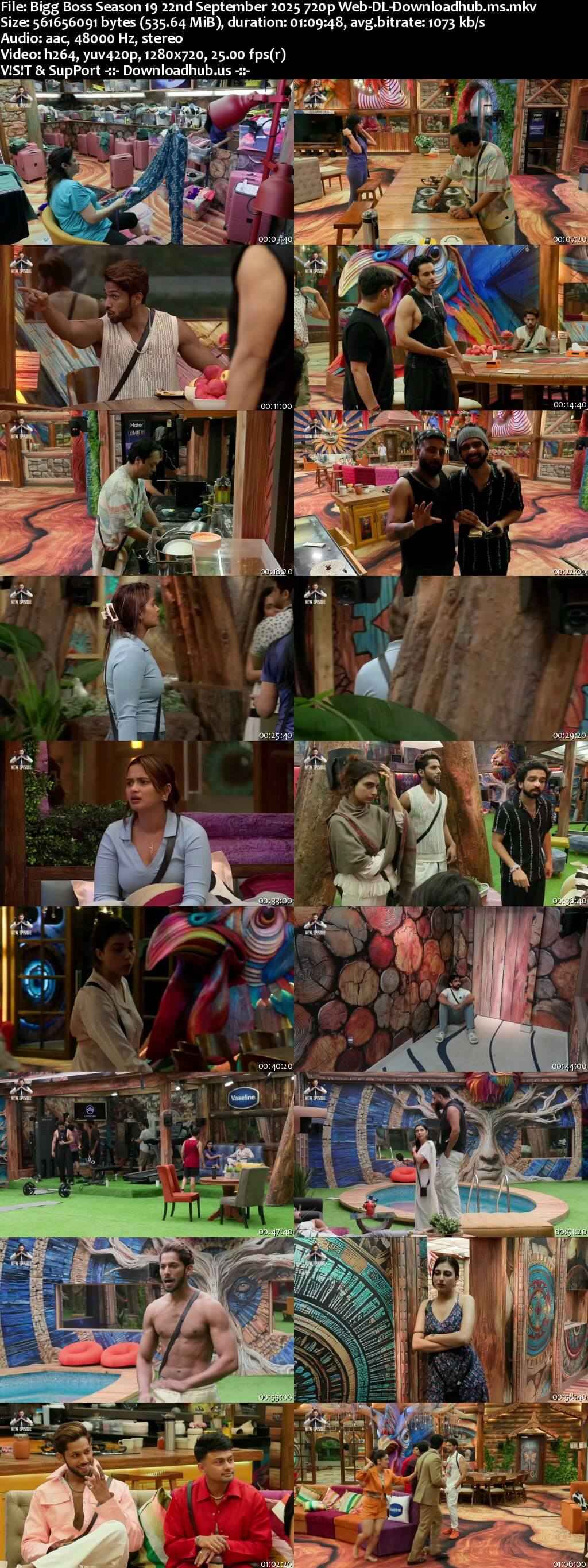Bigg Boss Season 19 22nd September 2025 Episode 30 Web-DL 720p 480p Bigg Boss Season 19 22nd September 2025 Episode 30 Web-DL 720p 480p