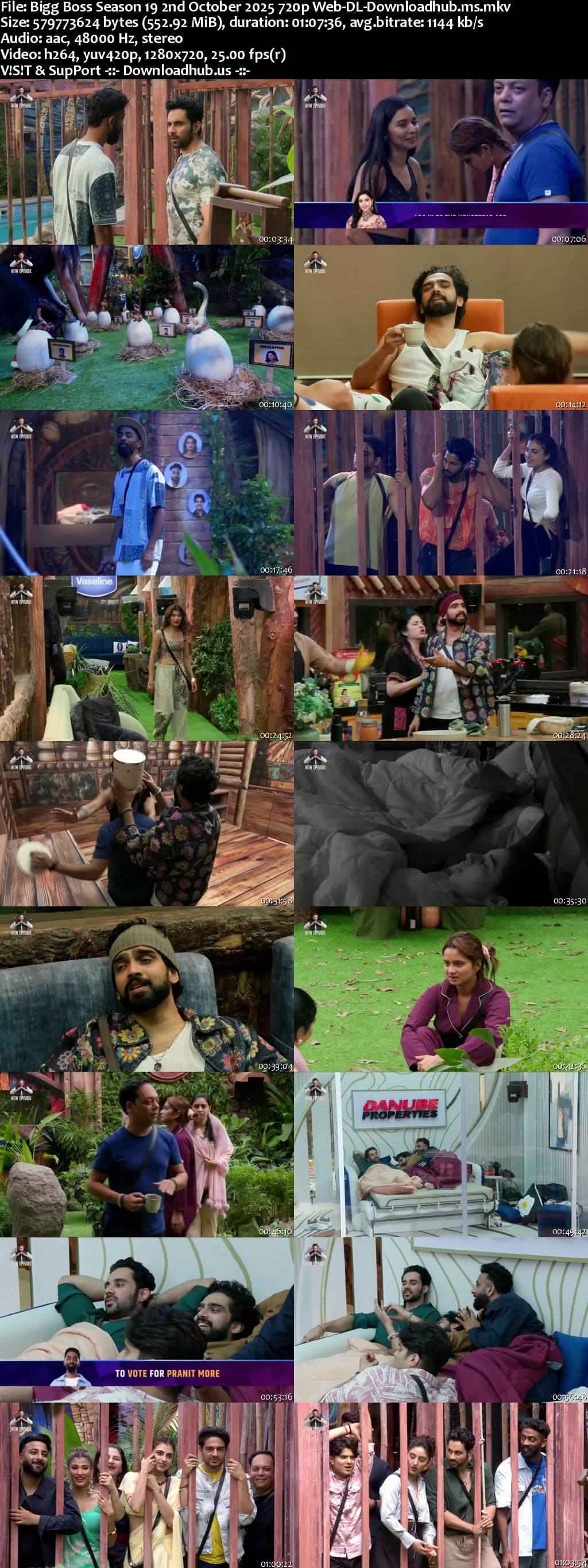 Bigg Boss Season 19 2 October 2025 Episode 40 Web-DL 720p 480p