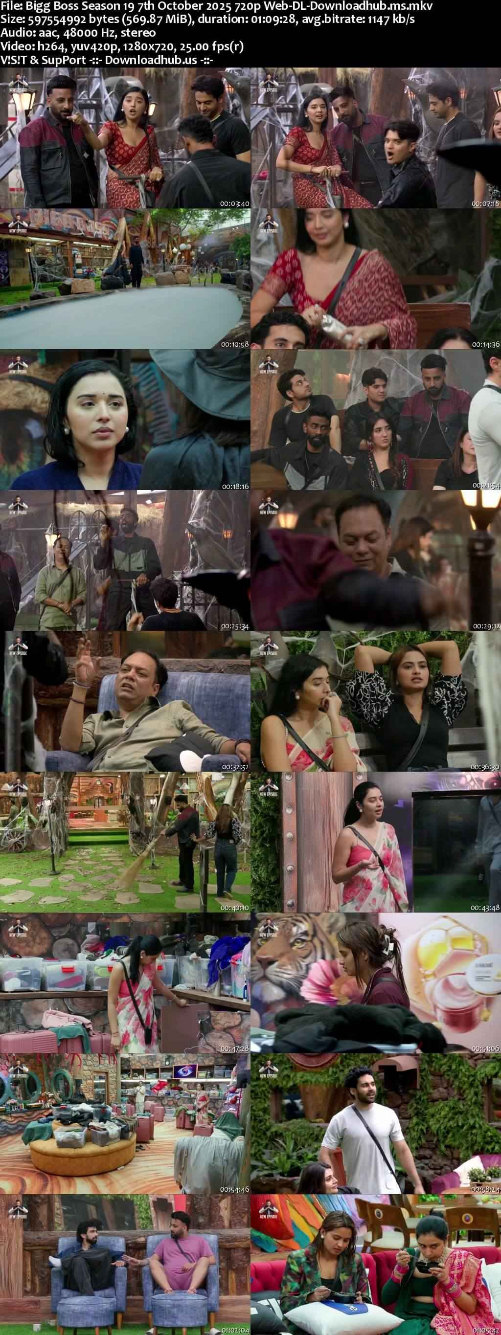 Bigg Boss Season 19 7 October 2025 Episode 45 Web-DL 720p 480p