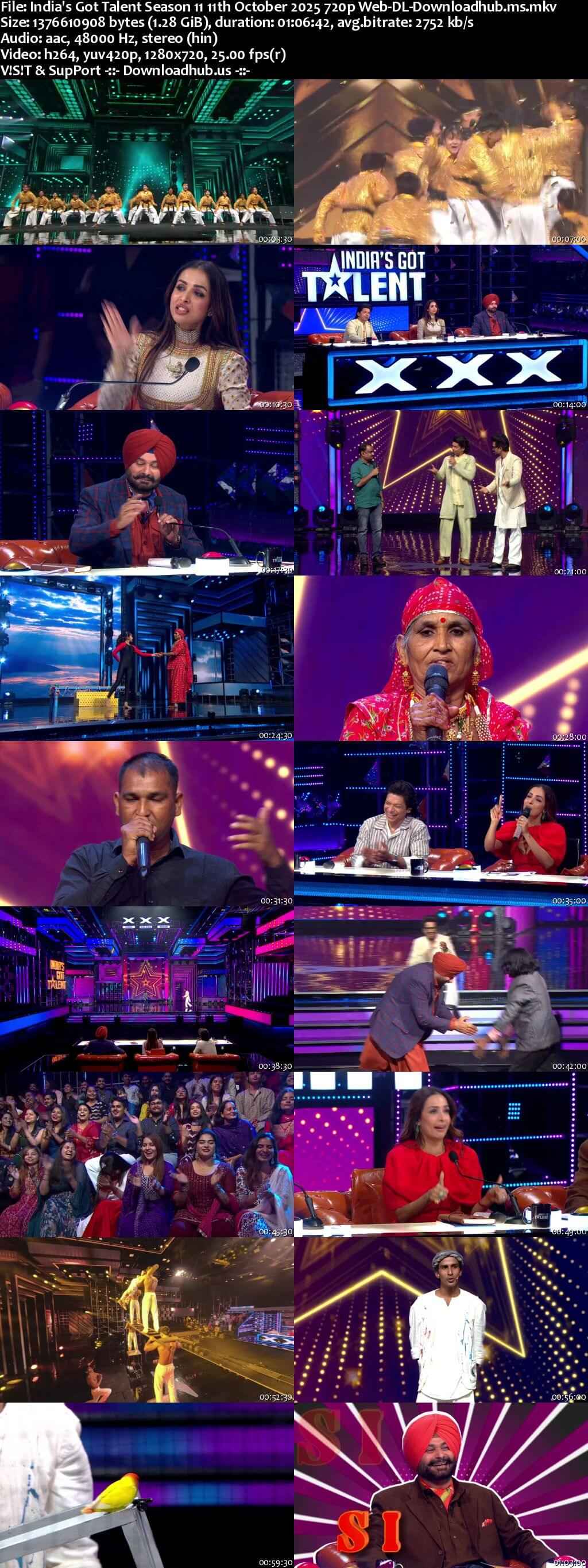 India's Got Talent Season 11 11 October 2025 Episode 3 Web-DL 720p 480p India's Got Talent Season 11 11 October 2025 Episode 3 Web-DL 720p 480p