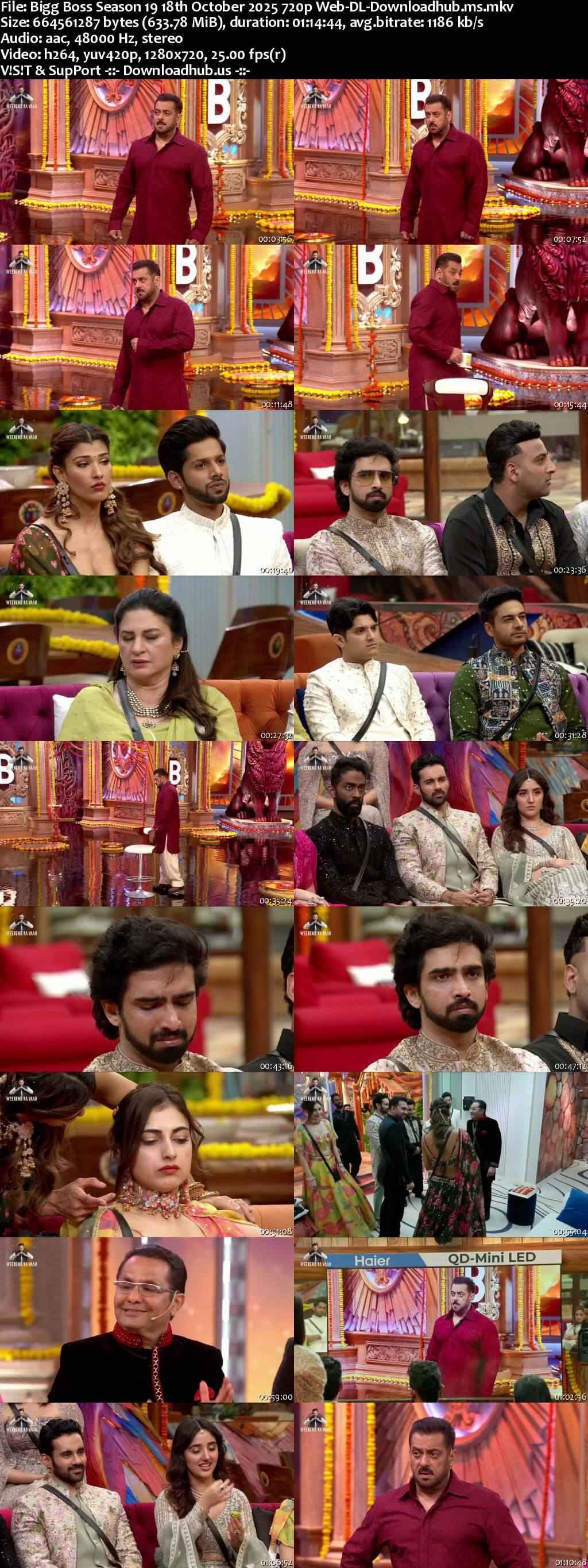 Bigg Boss Season 19 18 October 2025 Episode 56 Web-DL 720p 480p Bigg Boss Season 19 18 October 2025 Episode 56 Web-DL 720p 480p