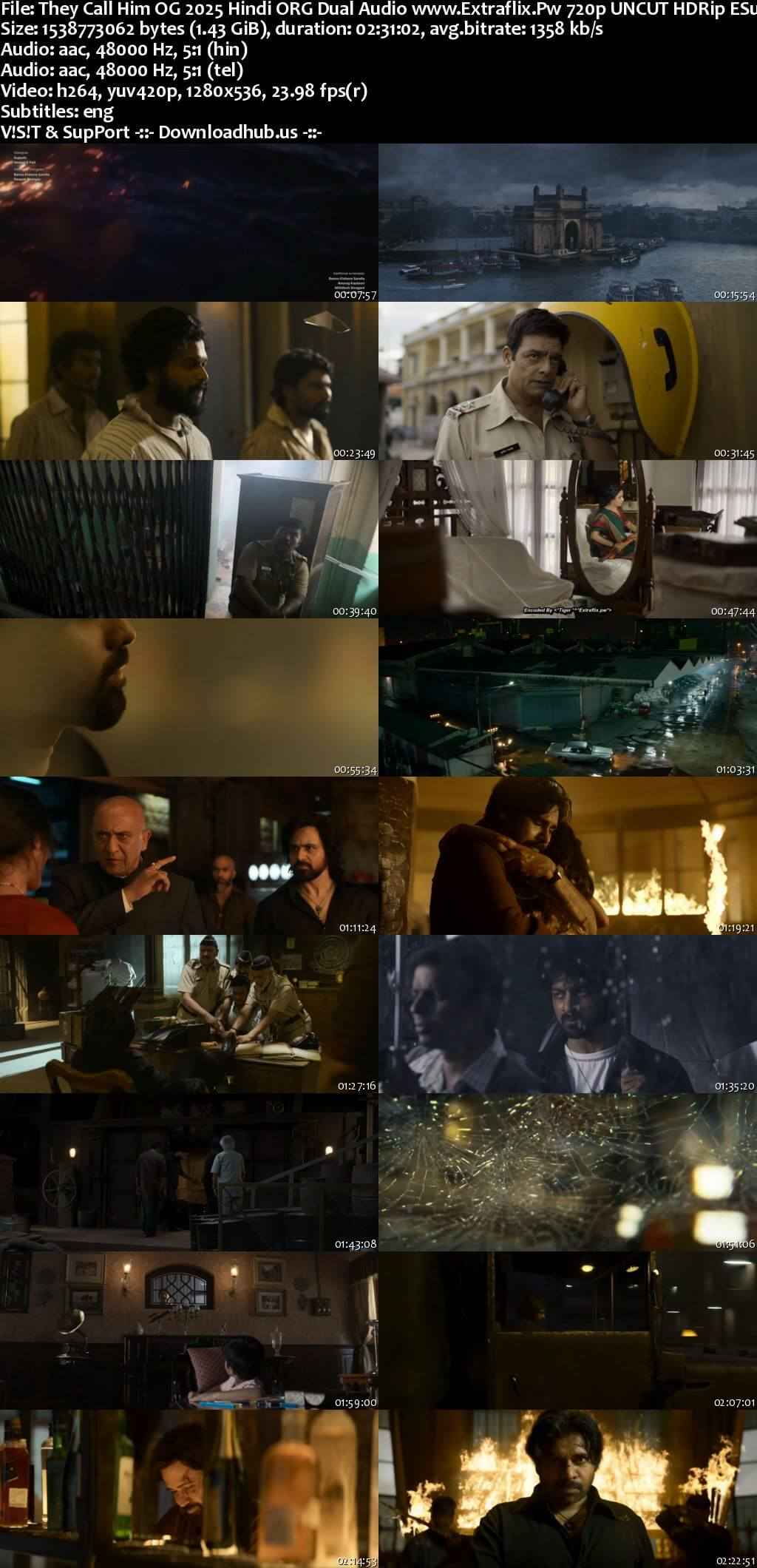 They Call Him OG 2025 Hindi ORG Dual Audio Movie DD5.1 4k 1080p 720p 480p UNCUT HDRip ESubs x264 HEVC