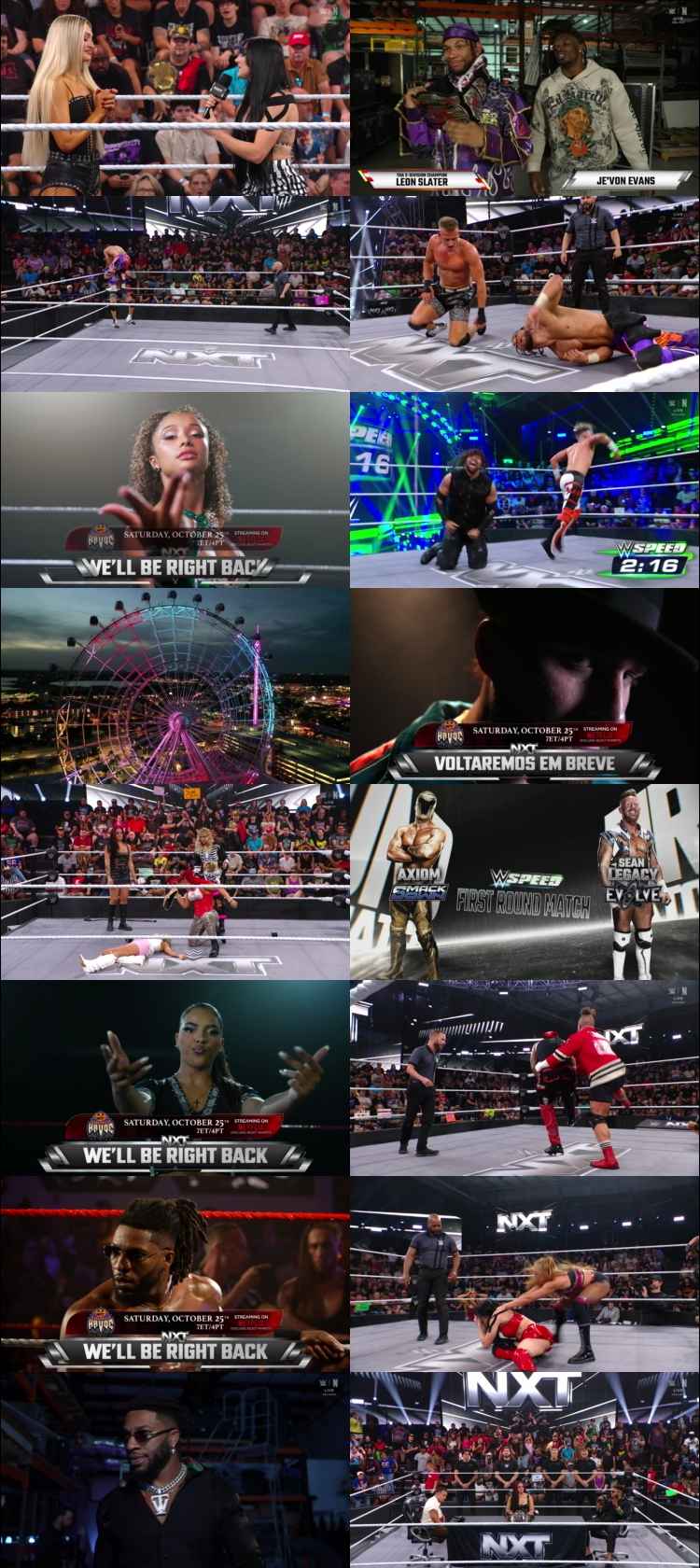 WWE NXT 21th October 2025 720p 300MB WEBRip 480p