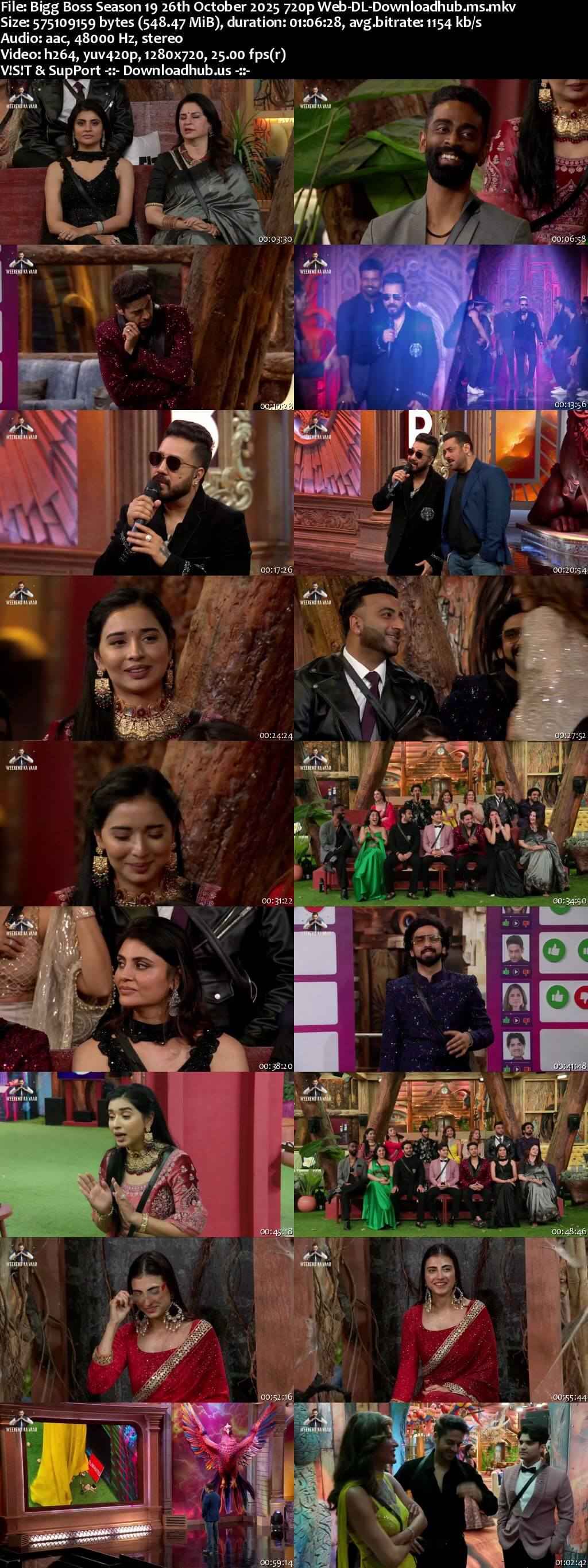 Bigg Boss Season 19 26 October 2025 Episode 64 Web-DL 720p 480p Bigg Boss Season 19 26 October 2025 Episode 64 Web-DL 720p 480p