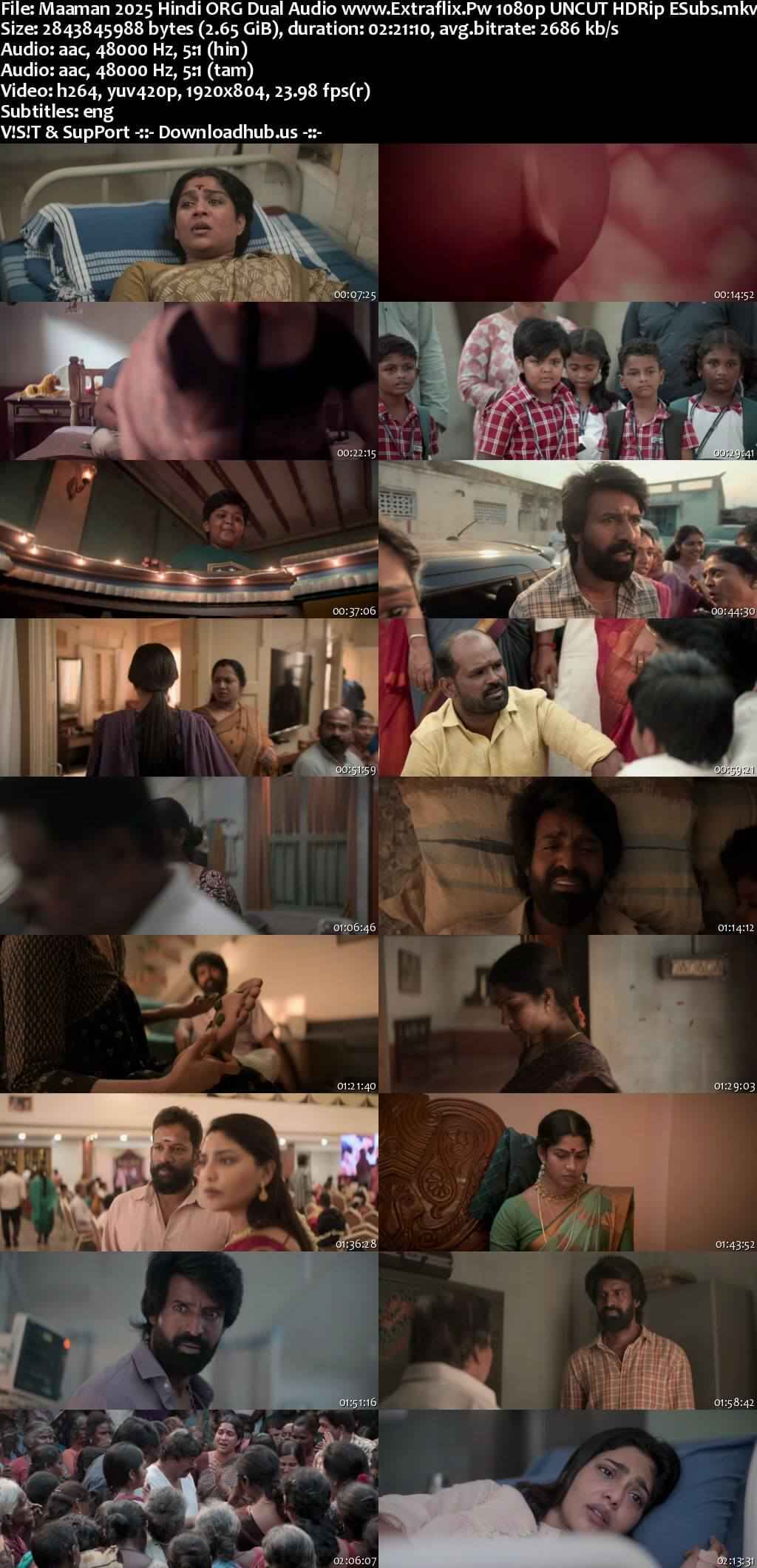 Maaman 2025 Hindi ORG Dual Audio Movie DD5.1 4k 1080p 720p 480p UNCUT HDRip ESubs x264 HEVC Maaman 2025 Hindi ORG Dual Audio Movie DD5.1 4k 1080p 720p 480p UNCUT HDRip ESubs x264 HEVC