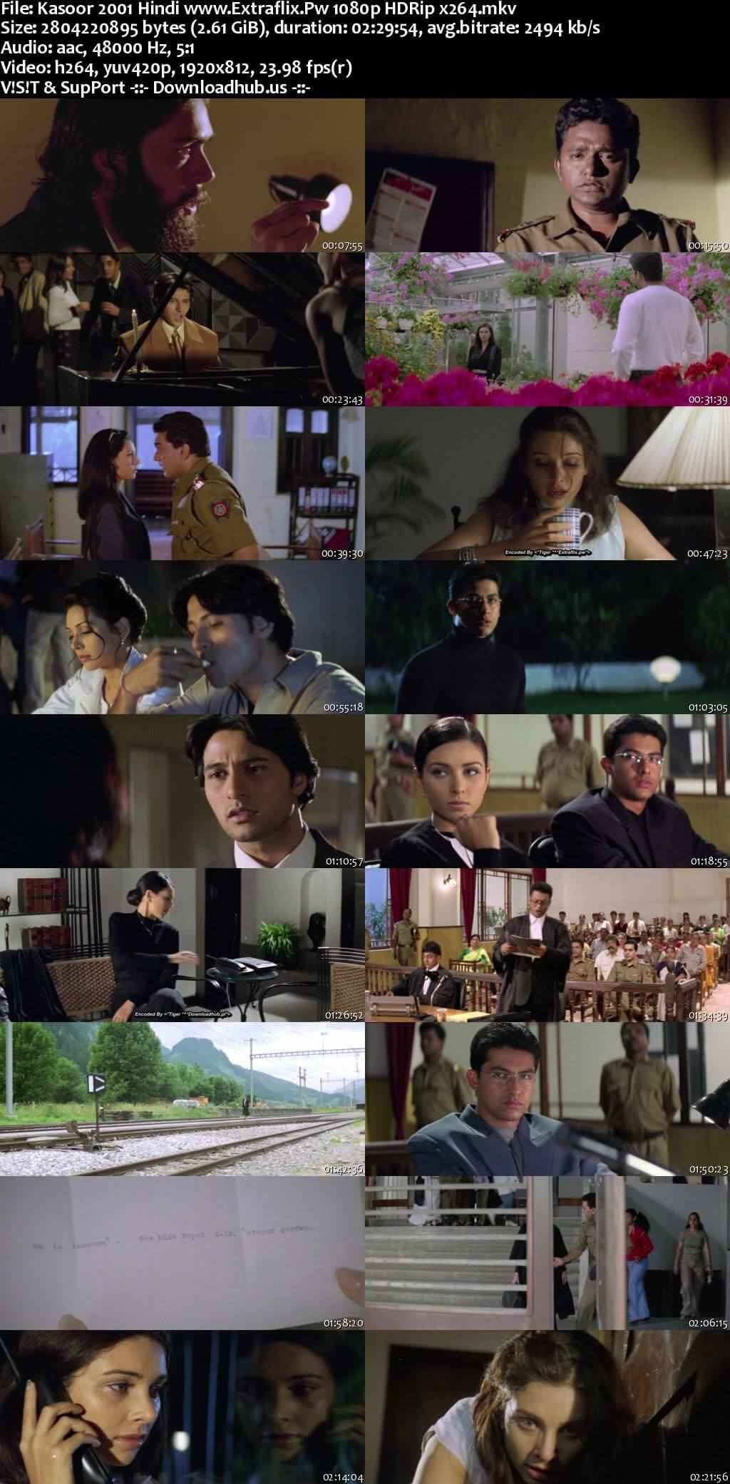 Kasoor 2001 Hindi Movie DD5.1 1080p 720p 480p HDRip x264 HEVC