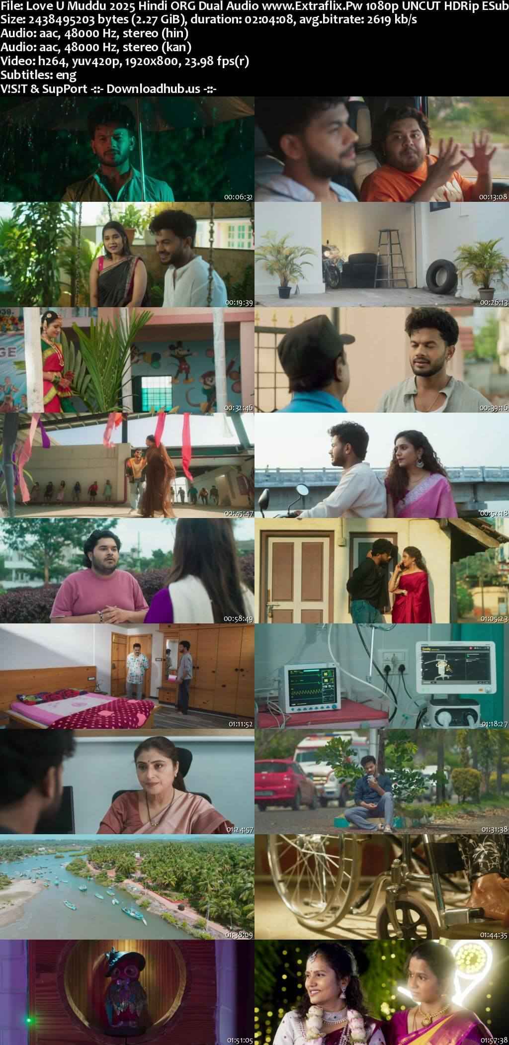 Love U Muddu 2025 Hindi ORG Dual Audio Movie DD5.1 4k 1080p 720p 480p UNCUT HDRip ESubs HEVC