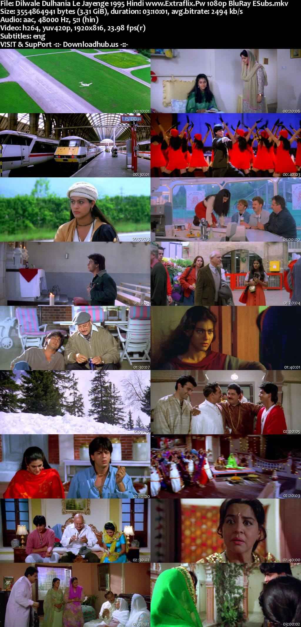 Dilwale Dulhania Le Jayenge 1995 Hindi Movie DD5.1 4k 1080p 720p 480p BluRay ESubs x264 HEVC Dilwale Dulhania Le Jayenge 1995 Hindi Movie DD5.1 4k 1080p 720p 480p BluRay ESubs x264 HEVC