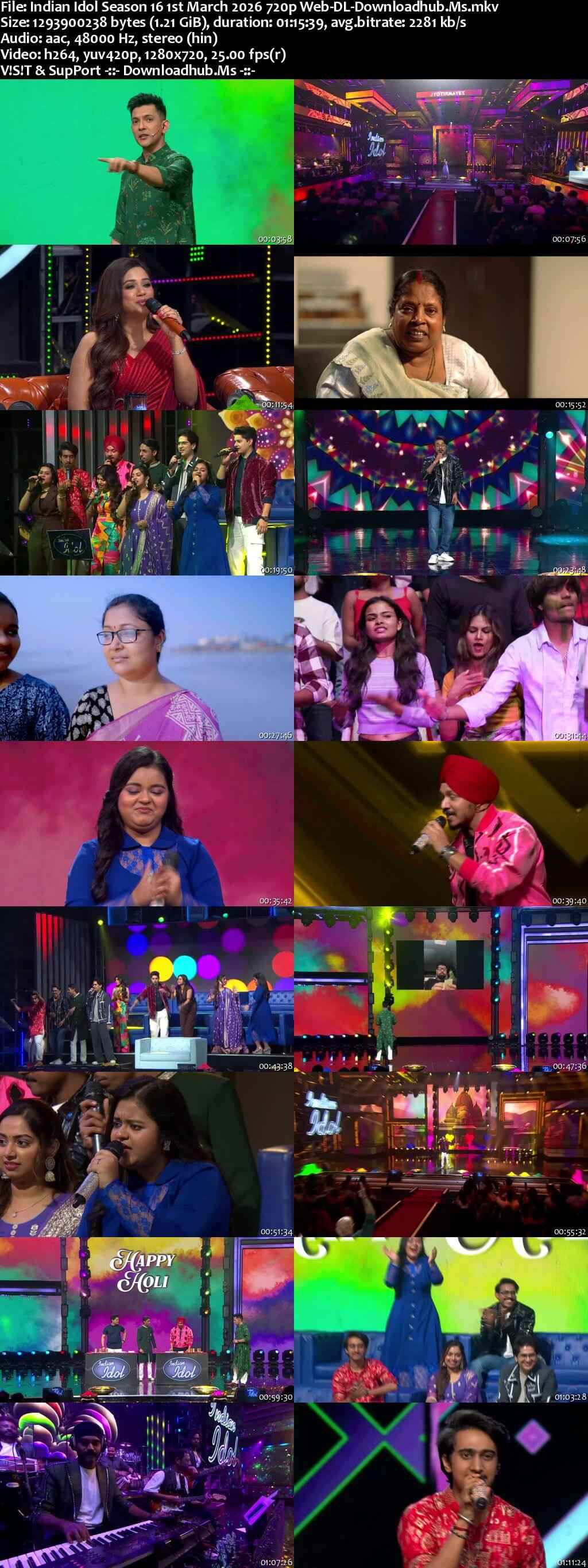 Indian Idol Season 16 1 March 2026 Episode 41 Web-DL 720p 480p
