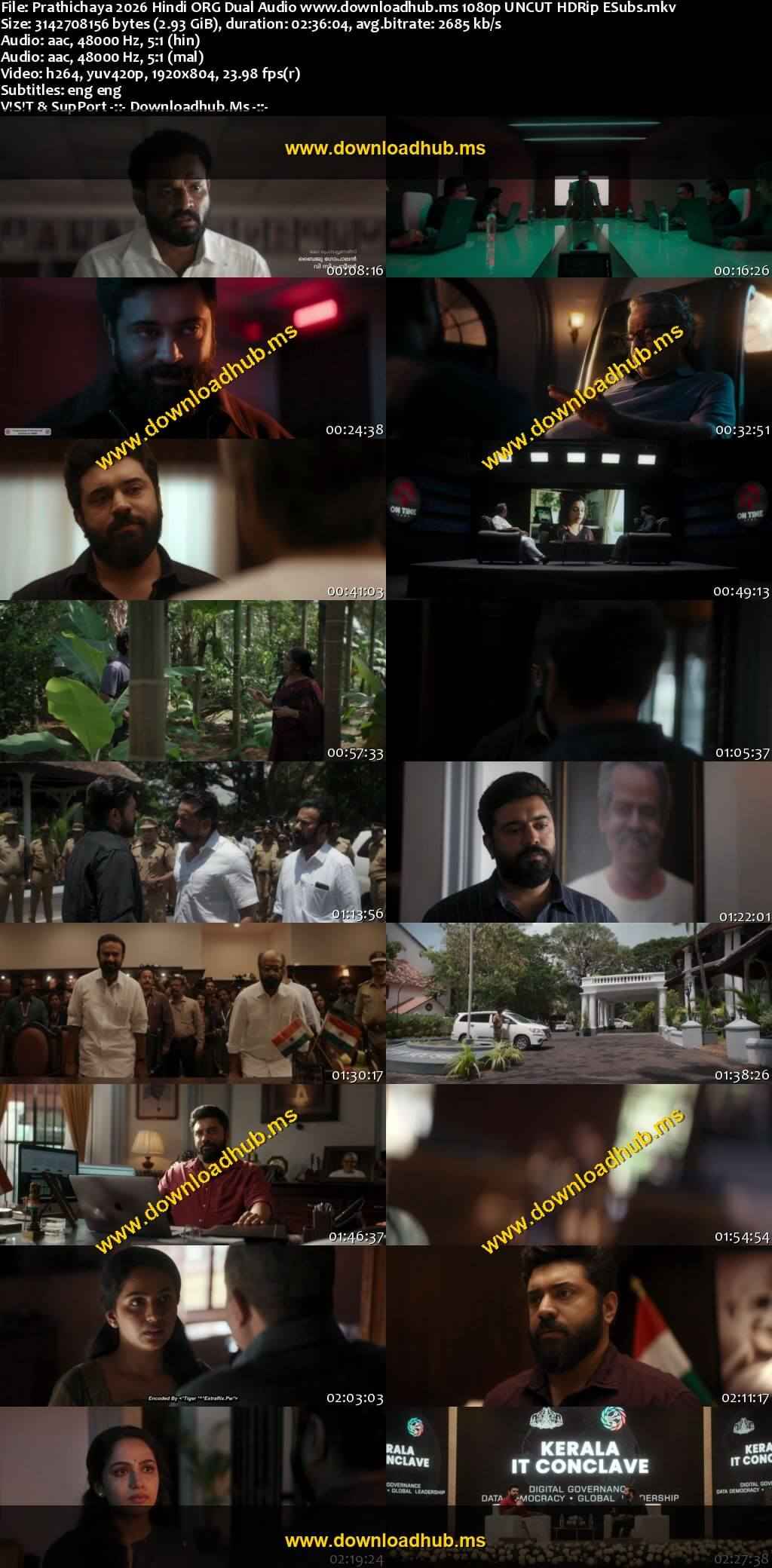 Prathichaya 2026 Hindi ORG Dual Audio Movie DD5.1 4k 1080p 720p 480p UNCUT HDRip ESubs x264 HEVC