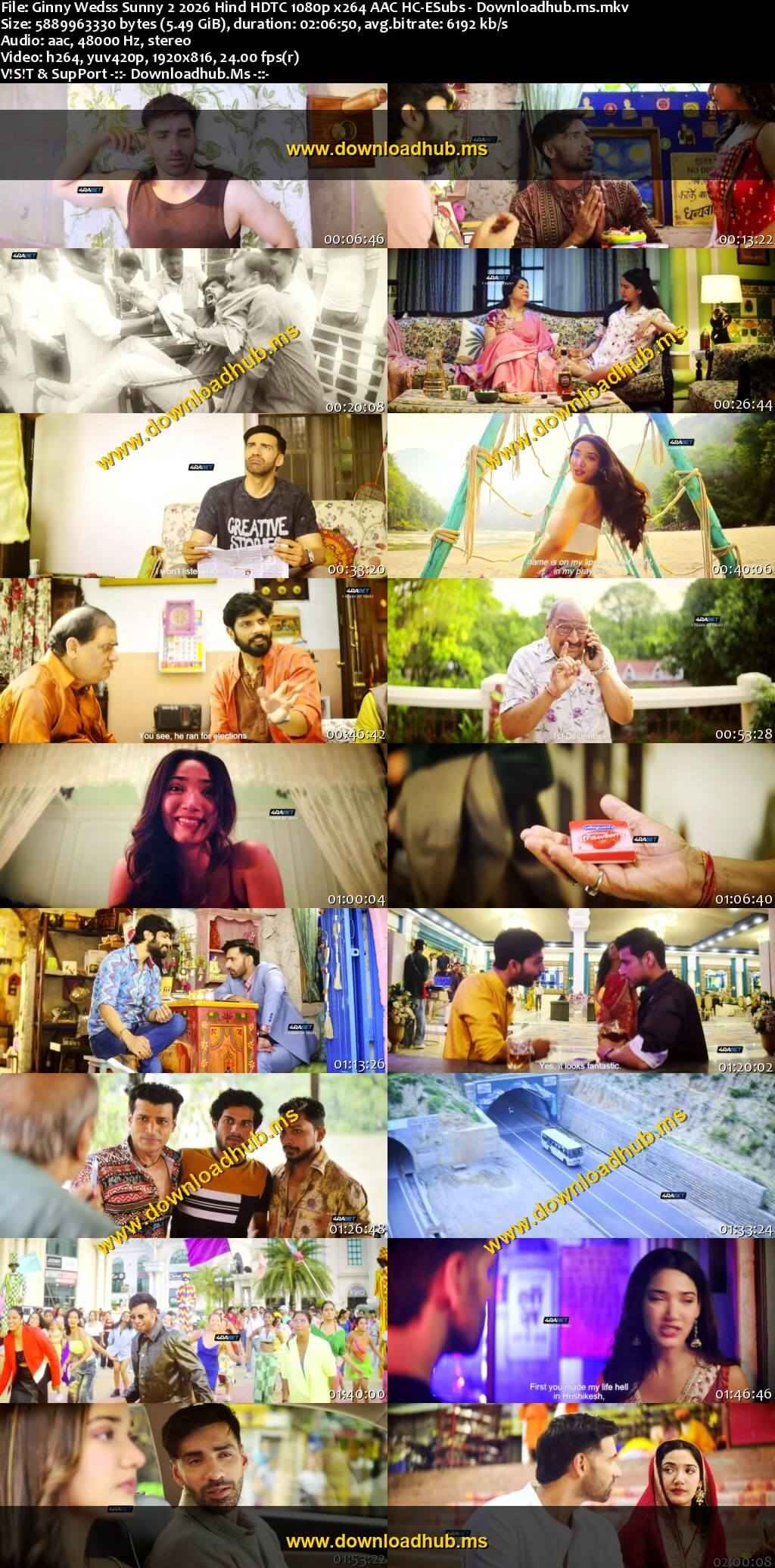 Ginny Wedss Sunny 2 2026 Hindi Movie 1080p 720p 480p HDTC HC-ESubs x264 HEVC
