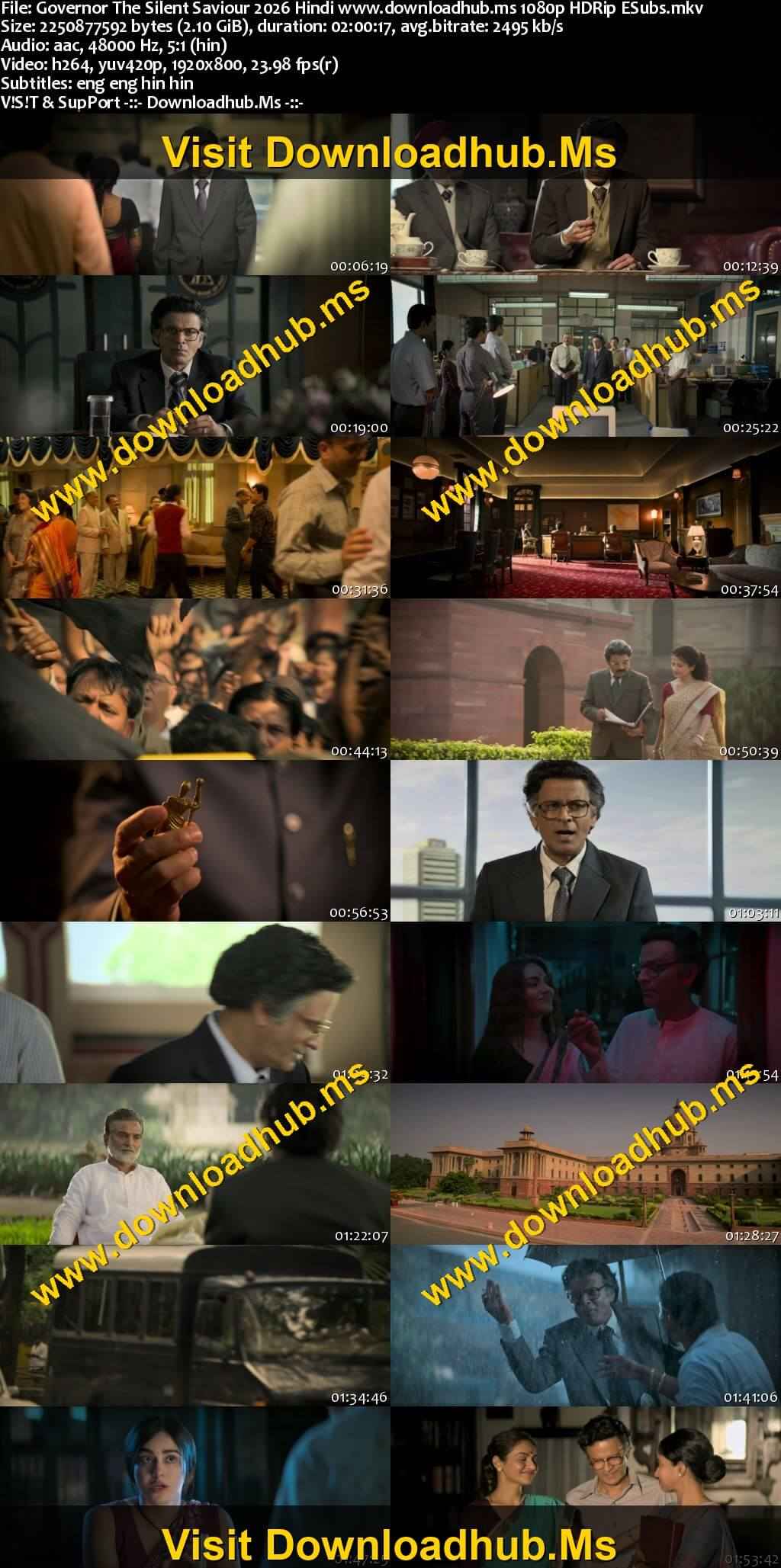 Governor: The Silent Saviour 2026 Hindi Movie DD5.1 1080p 720p 480p HDRip ESubs x264 HEVC