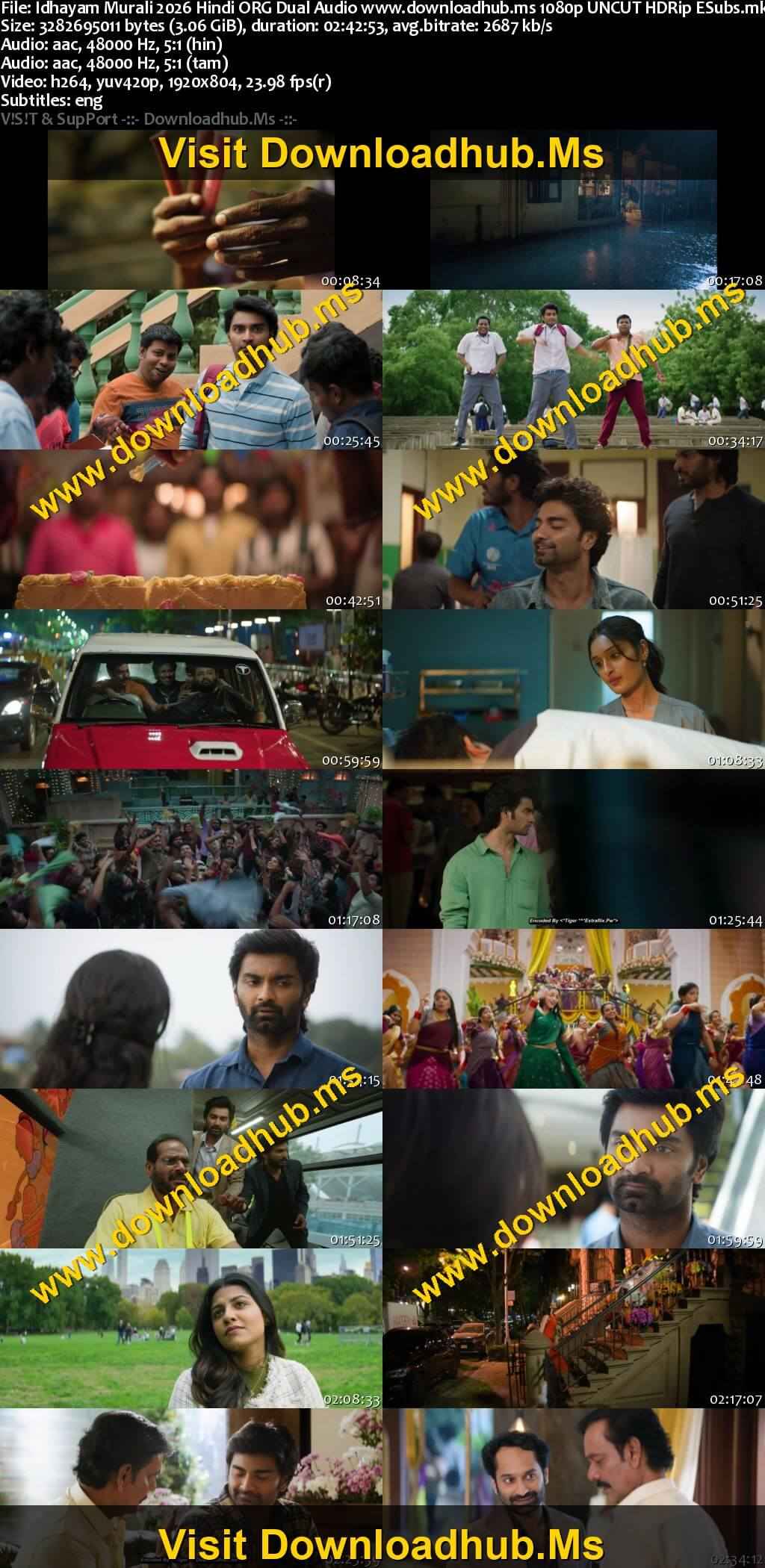 Idhayam Murali 2026 Hindi ORG Dual Audio Movie DD5.1 4k 1080p 720p 480p UNCUT HDRip ESubs x264 HEVC