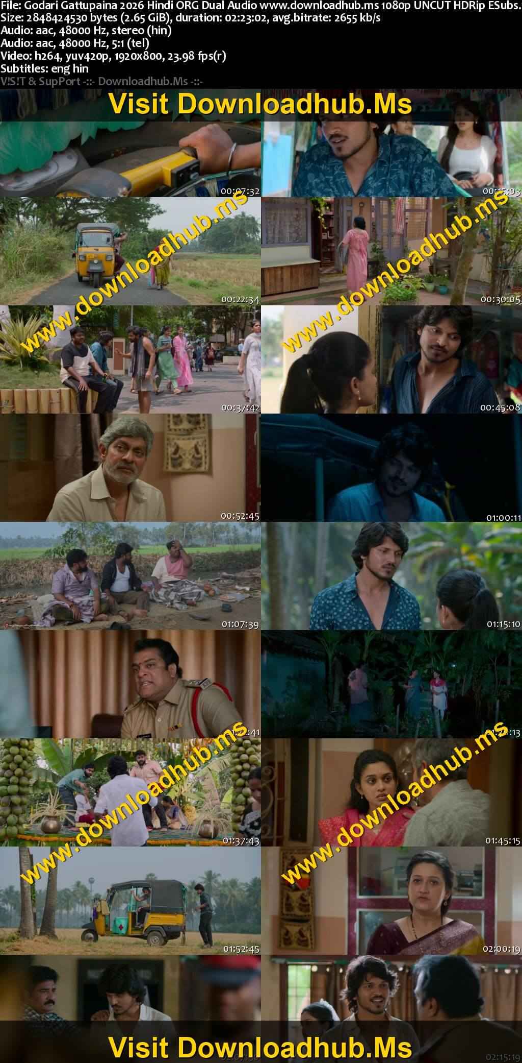 Godari Gattupaina 2026 Hindi ORG Dual Audio Movie DD2.0 1080p 720p 480p UNCUT HDRip ESubs x264 HEVC