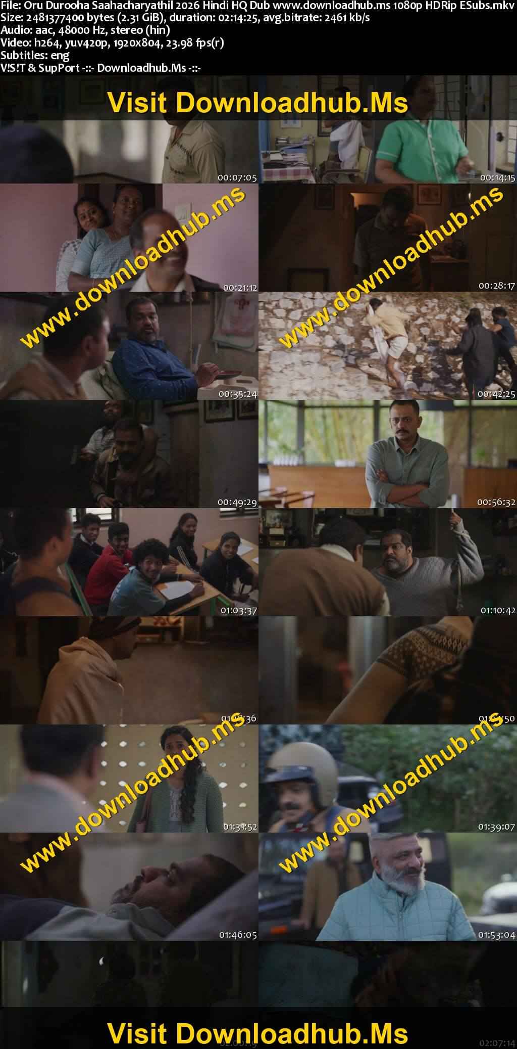 Oru Durooha Saahacharyathil 2026 Hindi HQ Dub Movie DD2.0 1080p 720p 480p HDRip ESubs x264 HEVC