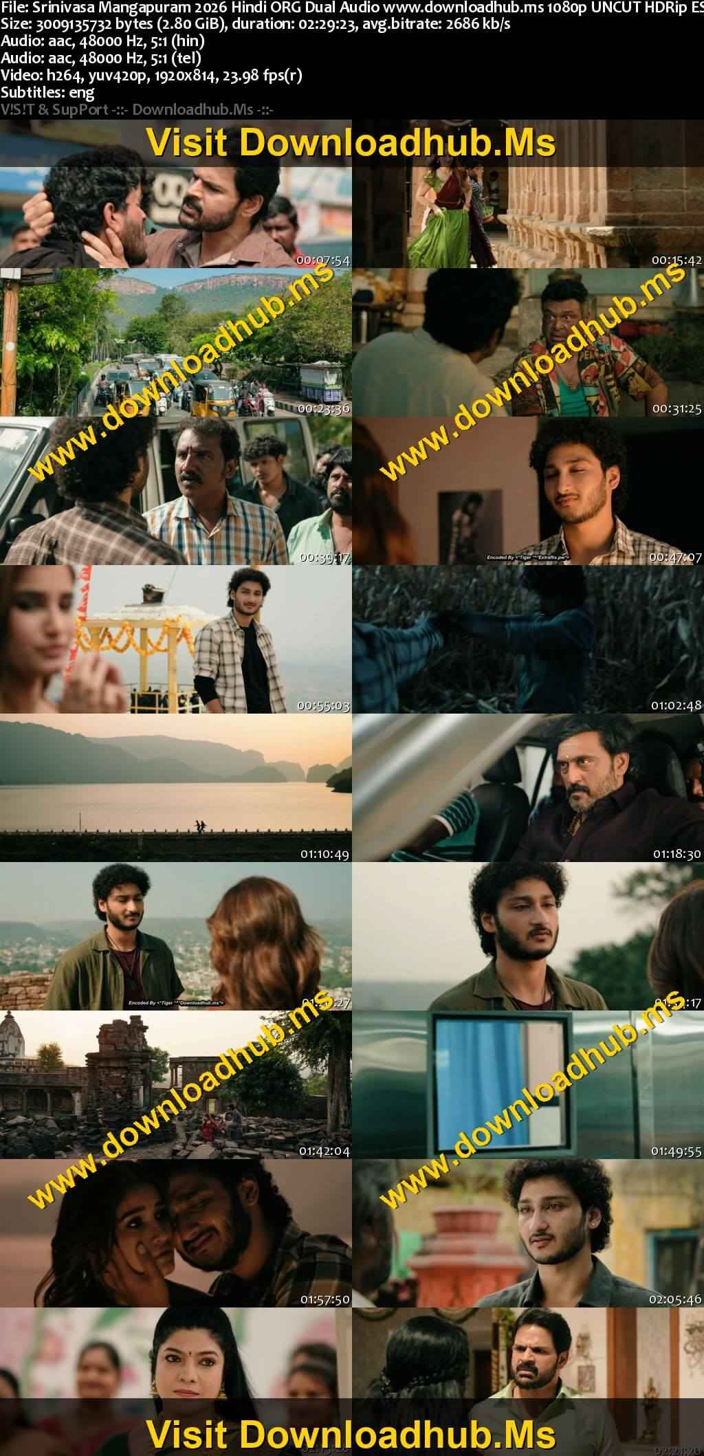 Srinivasa Mangapuram 2026 Hindi ORG Dual Audio Movie DD5.1 4k 1080p 720p 480p UNCUT HDRip ESubs x264 HEVC