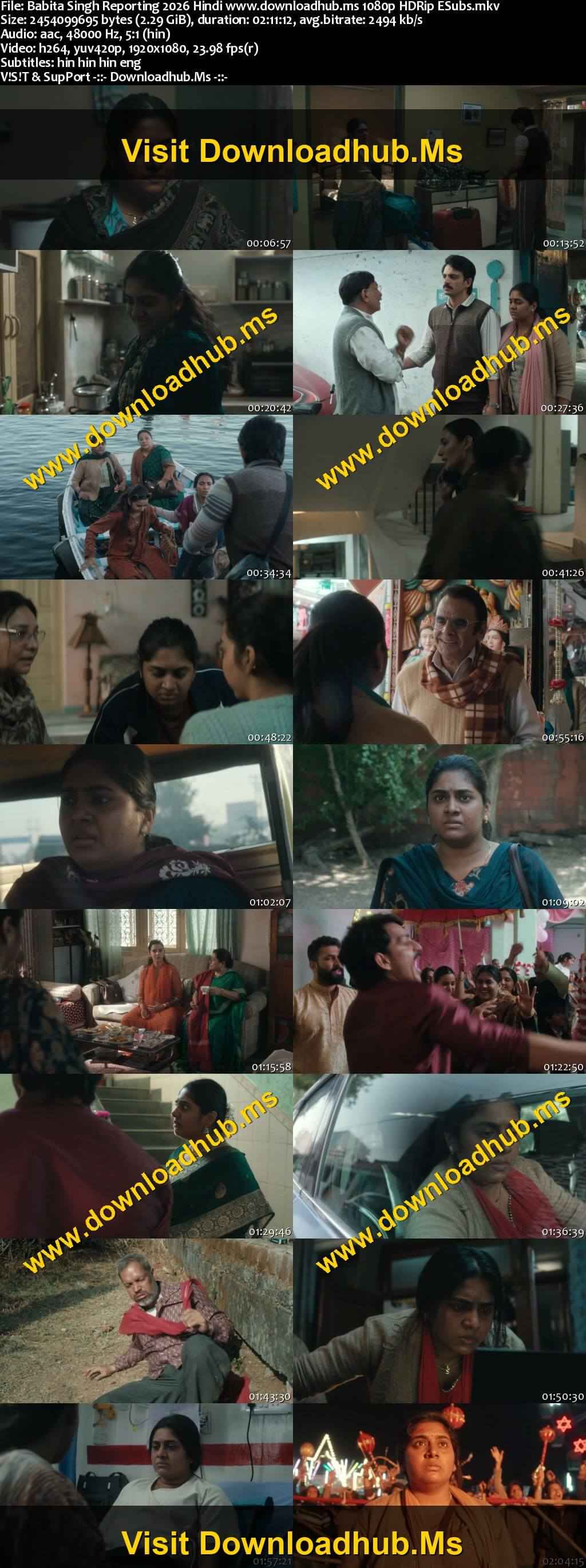 Babita Singh Reporting 2026 Hindi Movie DD5.1 4k 1080p 720p 480p HDRip ESubs x264 HEVC