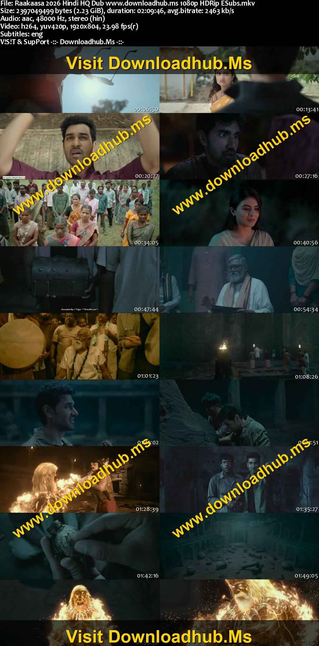 Raakaasa 2026 Hindi HQ Dub Movie DD2.0 1080p 720p 480p HDRip ESubs x264 HEVC