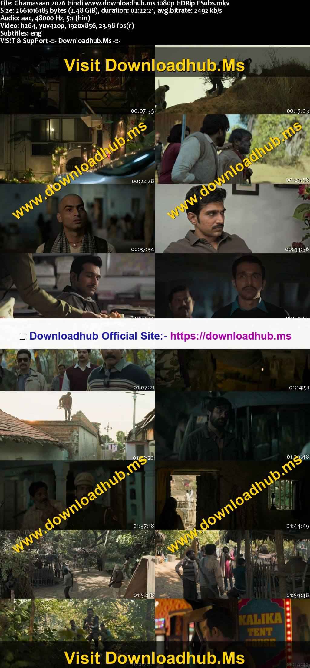 Ghamasaan 2026 Hindi Movie DD5.1 4k 1080p 720p 480p HDRip ESubs x264 HEVC