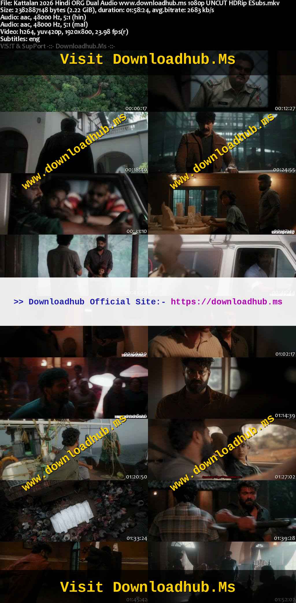 Kattalan 2026 Hindi ORG Dual Audio Movie DD5.1 1080p 720p 480p UNCUT HDRip ESubs HEVC Kattalan 2026 Hindi ORG Dual Audio Movie DD5.1 1080p 720p 480p UNCUT HDRip ESubs x264 HEVC