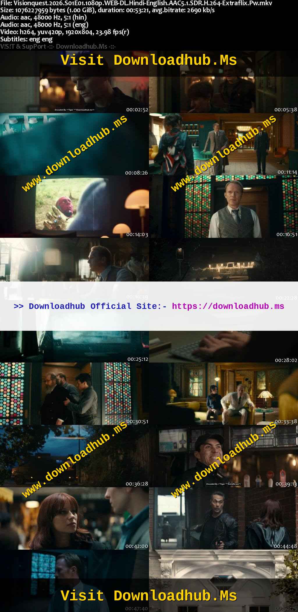 VisionQuest 2026 S01 Complete Hindi Dual Audio 1080p 720p 480p Web-DL ESubs x264