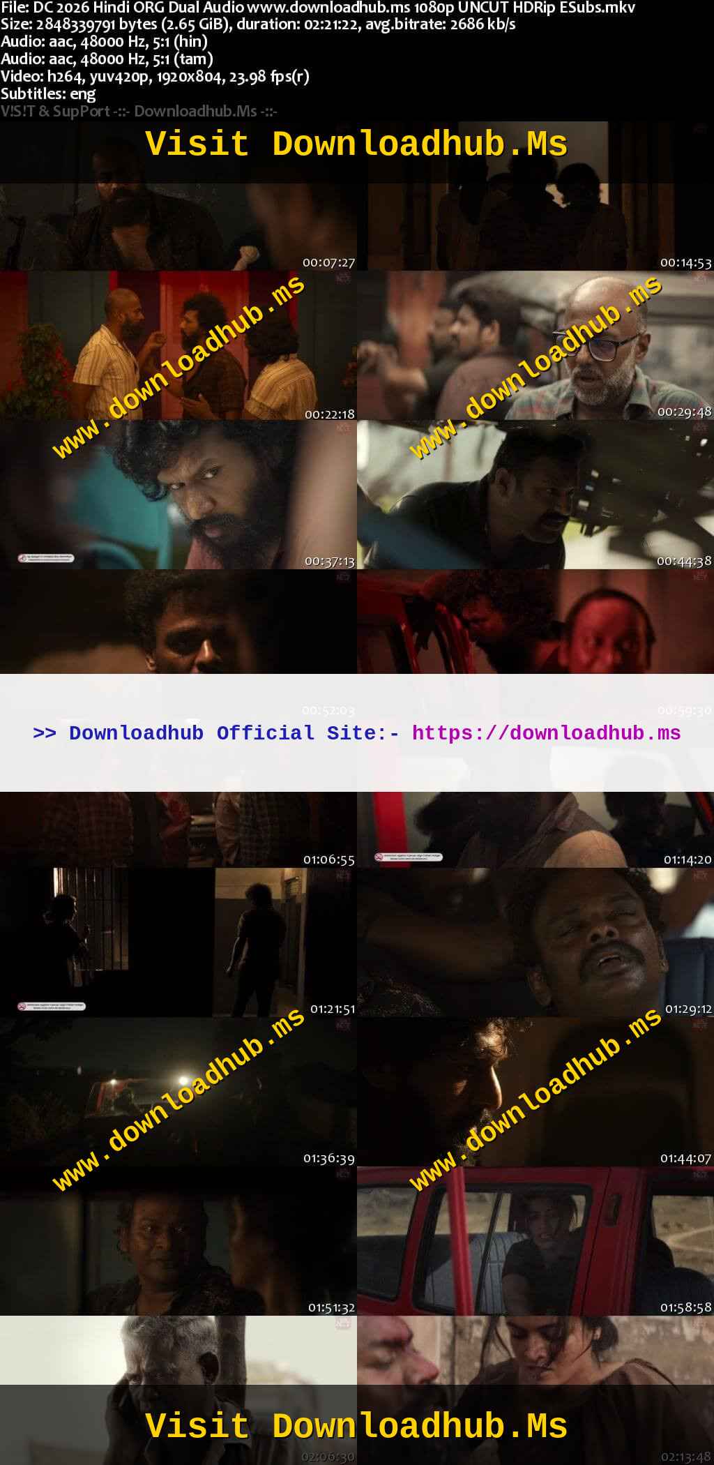 DC 2026 Hindi (Cleaned) Dual Audio Movie DD2.0 1080p 720p 480p UNCUT HDRip ESubs x264 HEVC DC 2026 Hindi (Cleaned) Dual Audio Movie DD2.0 1080p 720p 480p UNCUT HDRip ESubs x264 HEVC